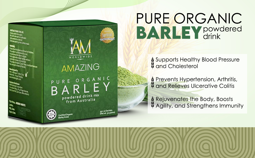 IAM Worldwide Amazing Pure Organic Barley