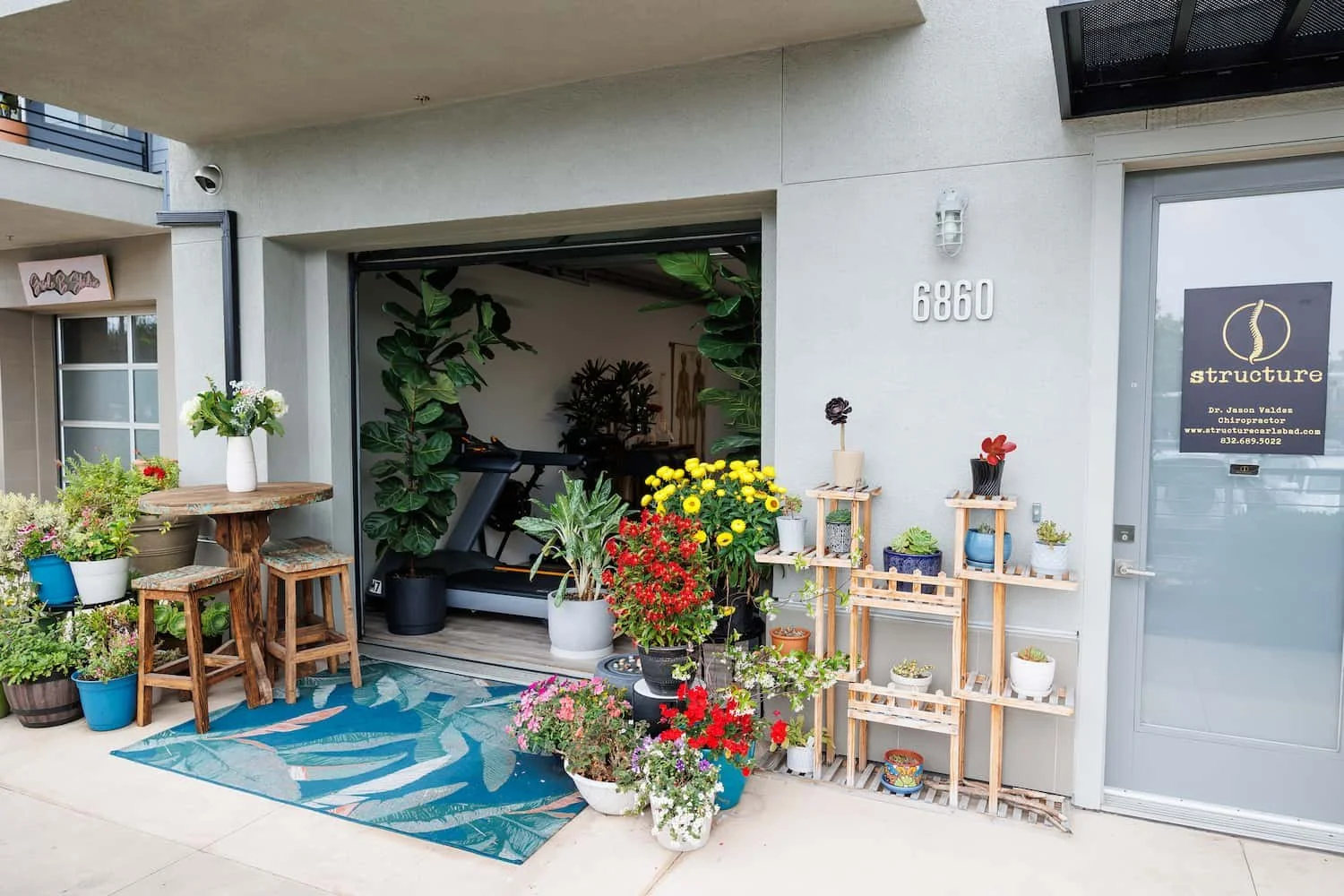 Structure Chiropractic exterior and entrance at 6860 Embarcadero Lane Carlsbad CA