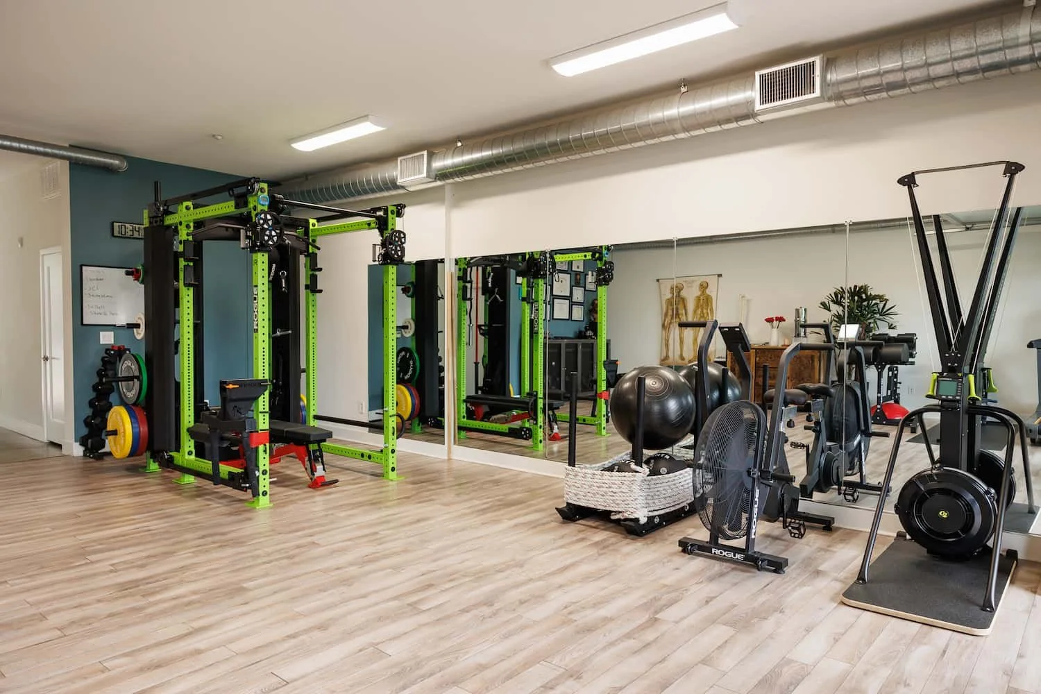 Chiropractic rehab and performance training gym at Structure Chiropractic Carlsbad CA