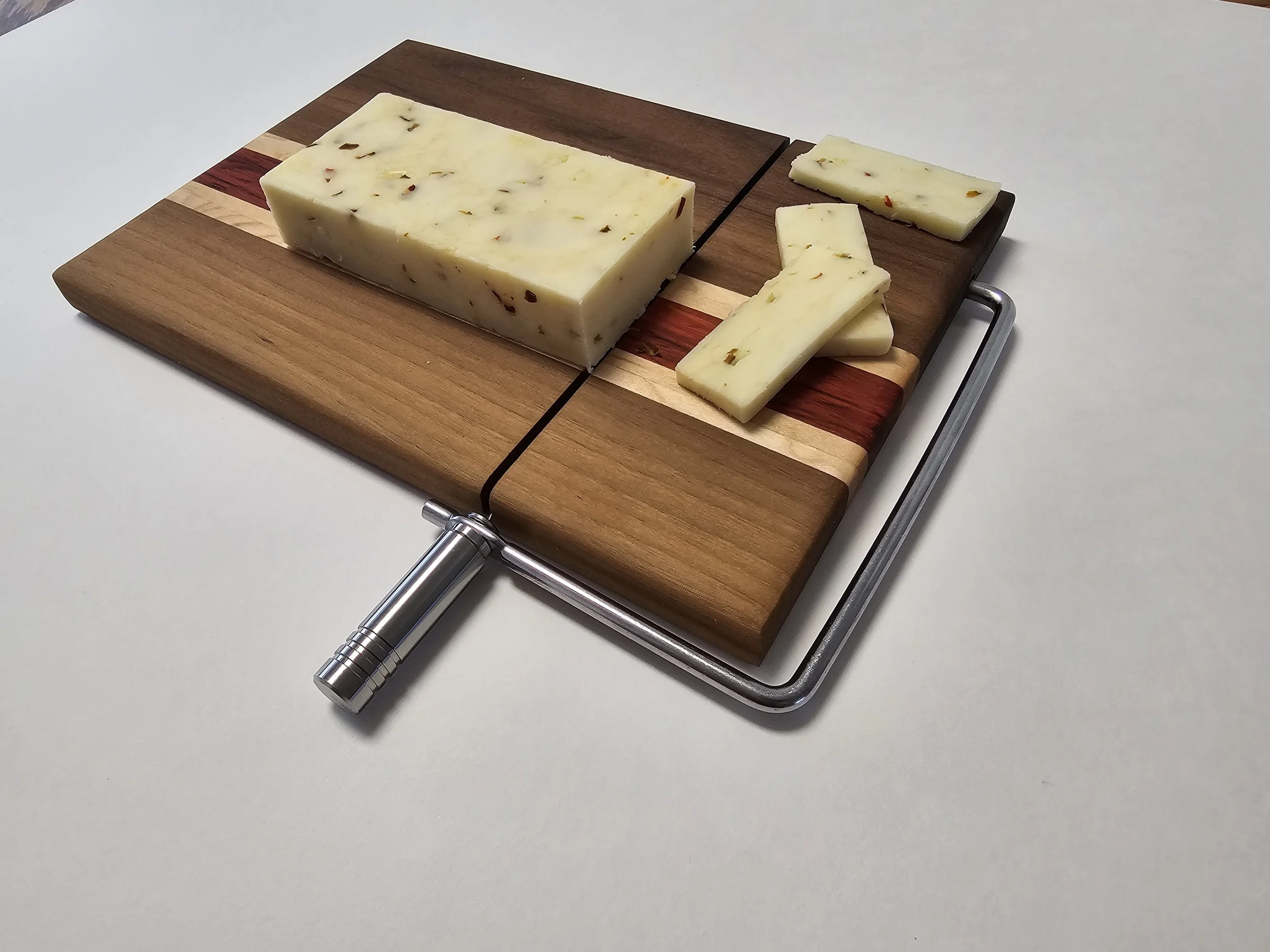 Personalized Wood Cheese Slicer Board