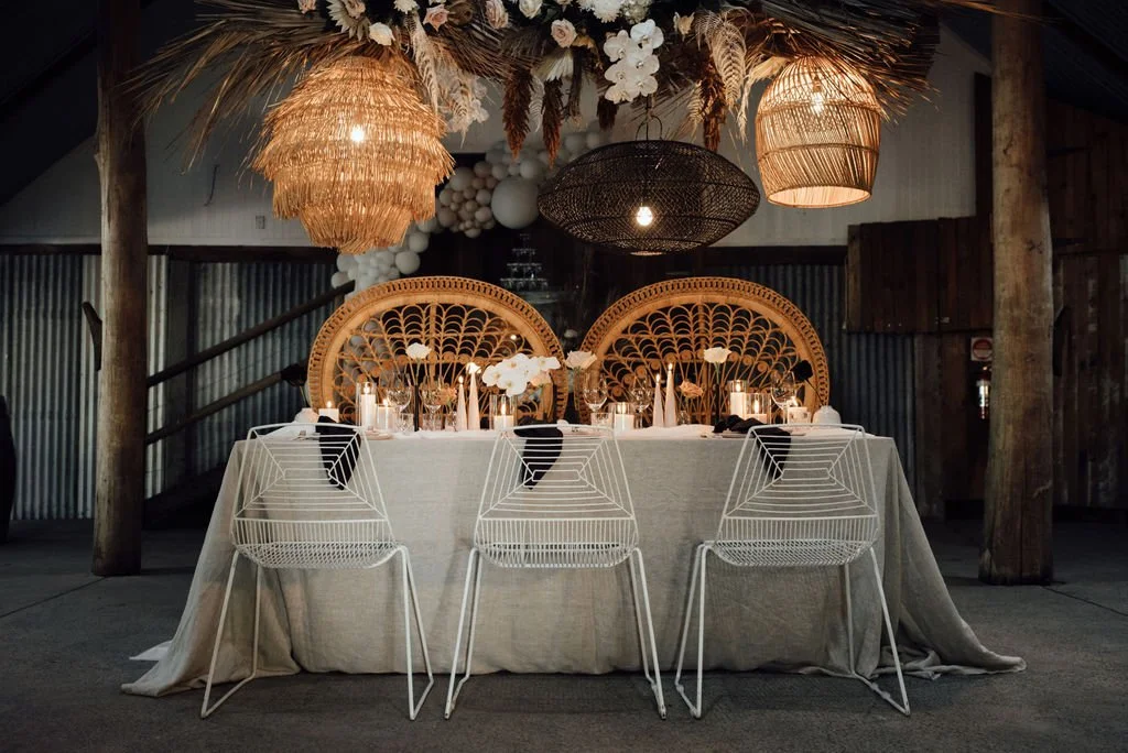 Black Rattan Pendants