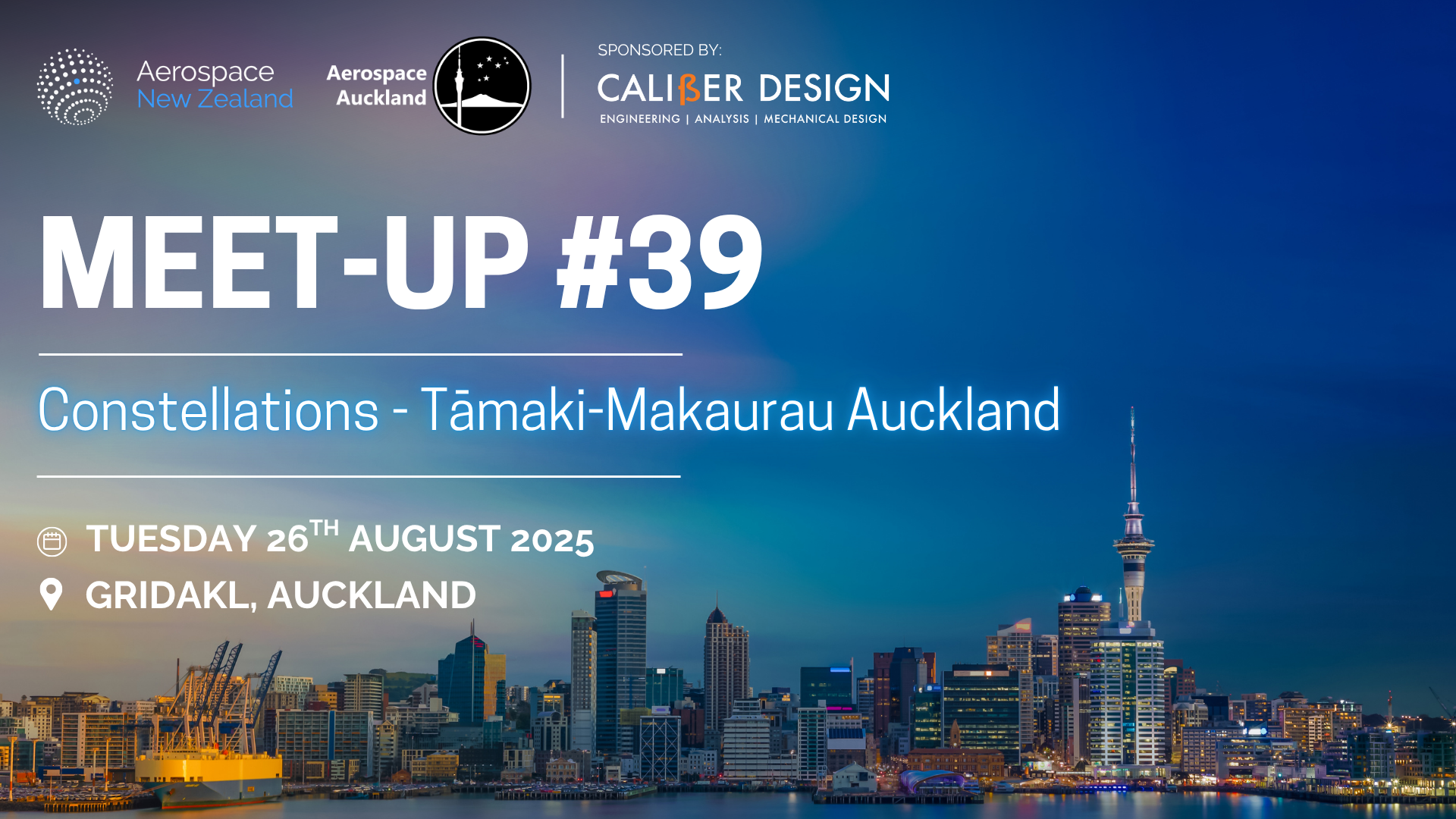 Aerospace New Zealand Meet-Up #39 - Constellations - Tāmaki-Makaurau Auckland