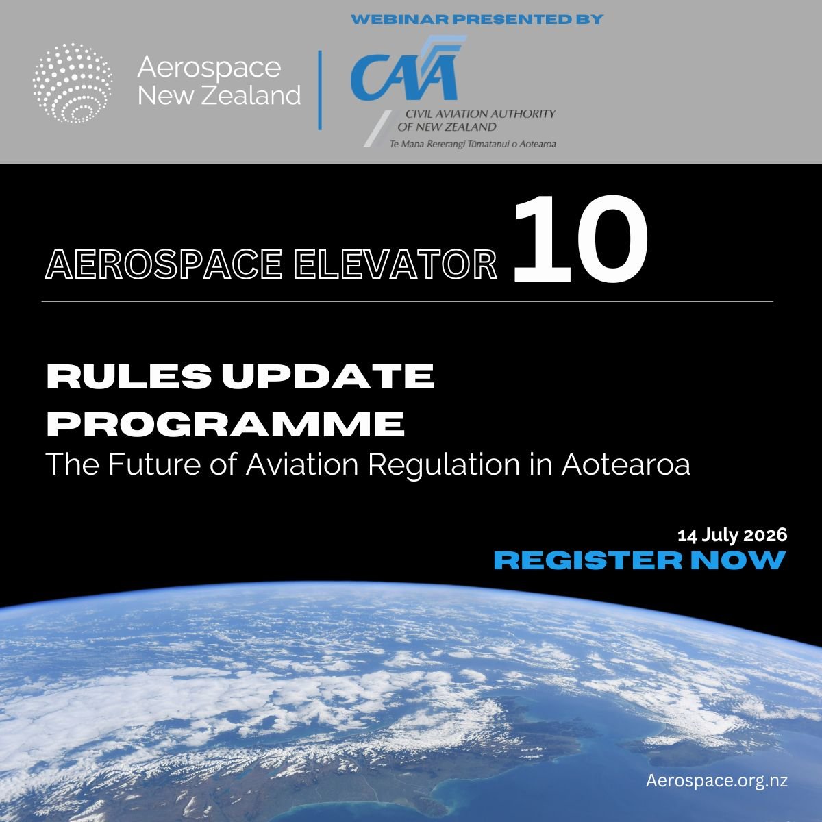 Aerospace New Zealand - 'Aerospace Elevator': Rules Update Programme