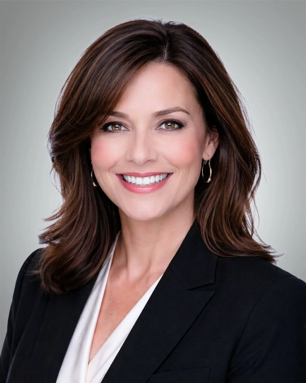 Executive headshot of a professional woman photographed by WYCO Media
