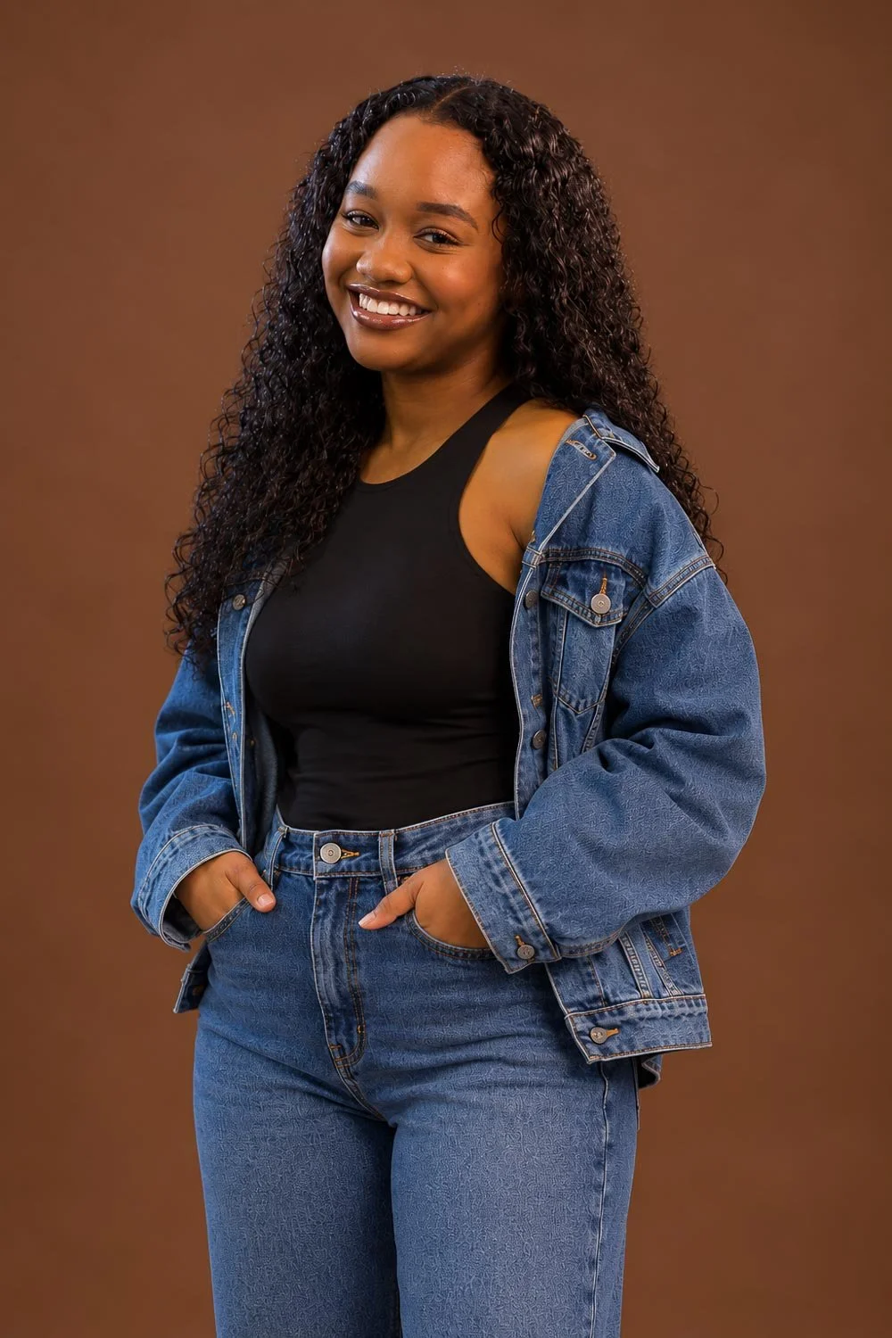 Female actor pose