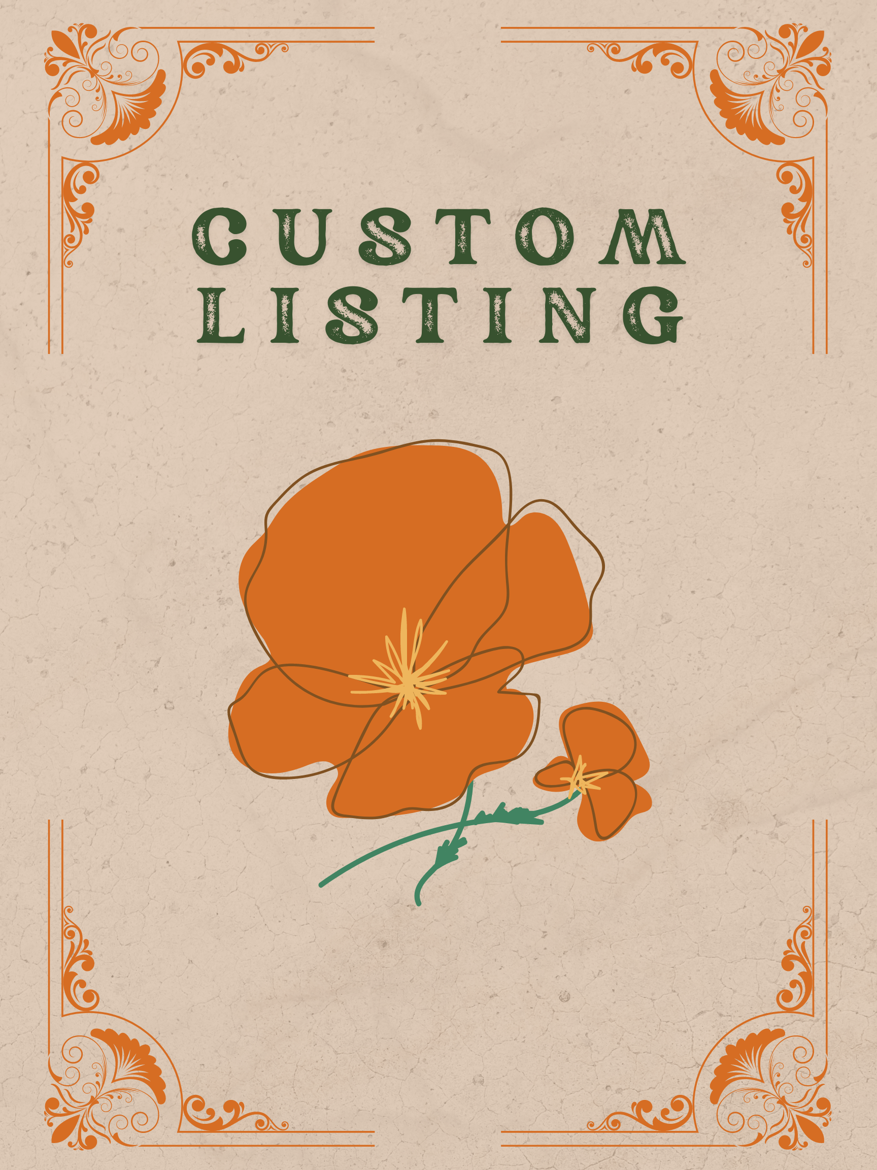 Brown Vintage Custom Motorcycle Poster.png