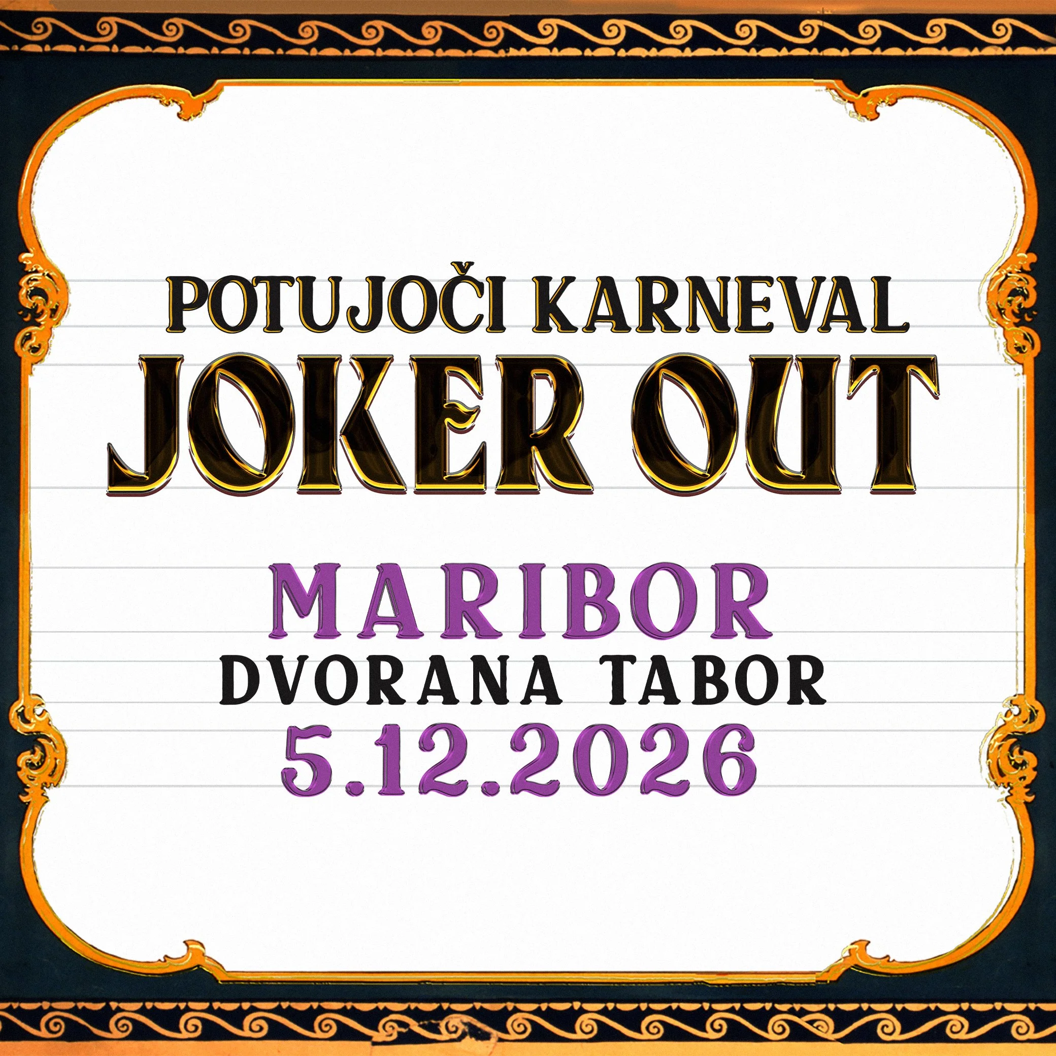 Potujoči Karneval - Maribor, Dvorana Tabor | SLO