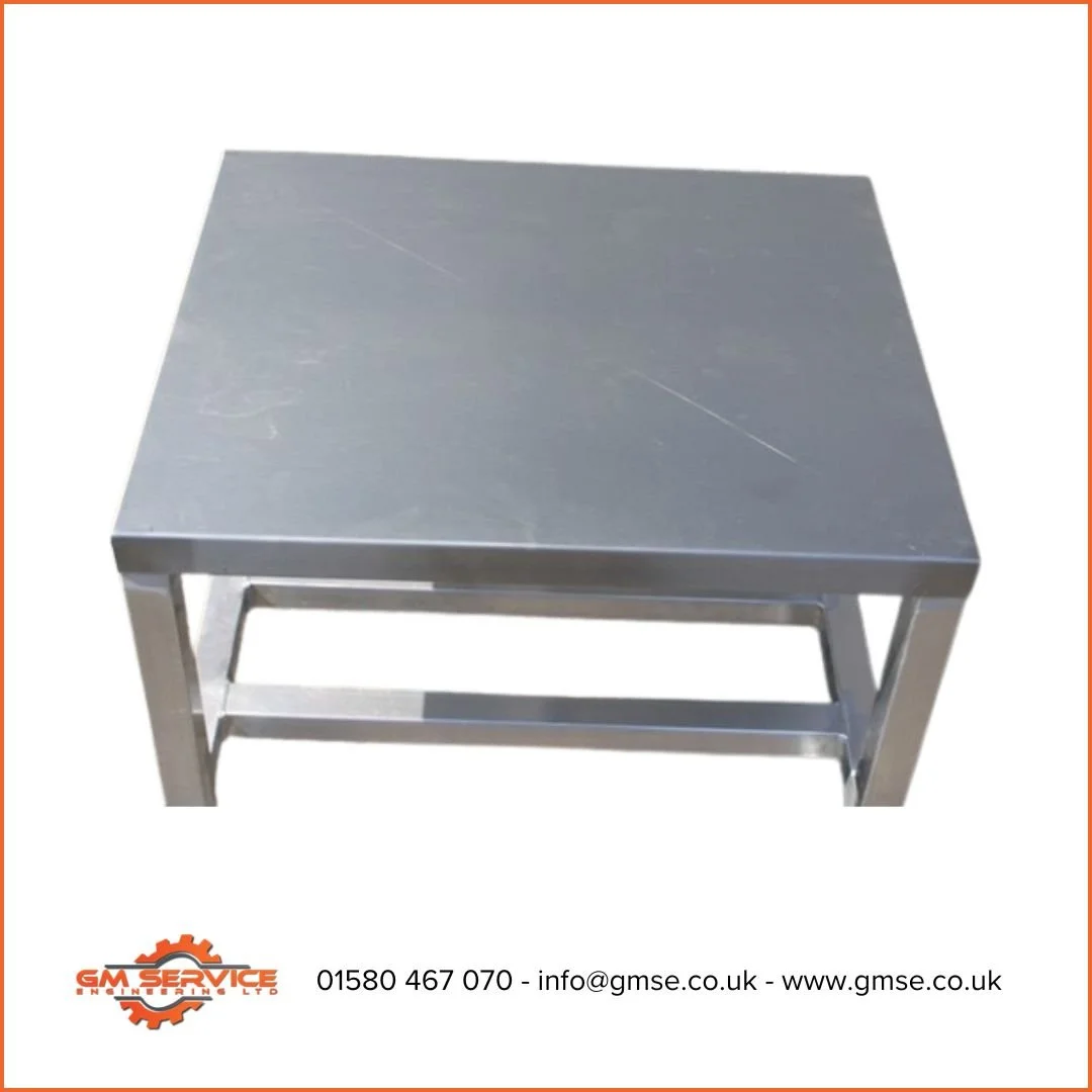 2x2’ Stainless Steel Table on Castors