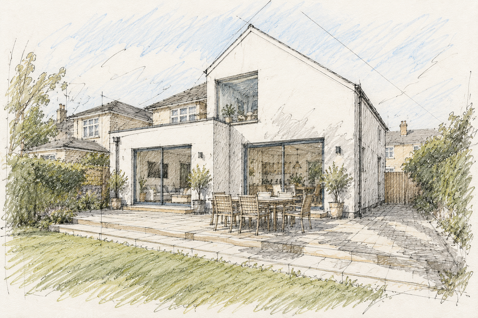 Architectural Sketch of Gabled Garden House (1).png