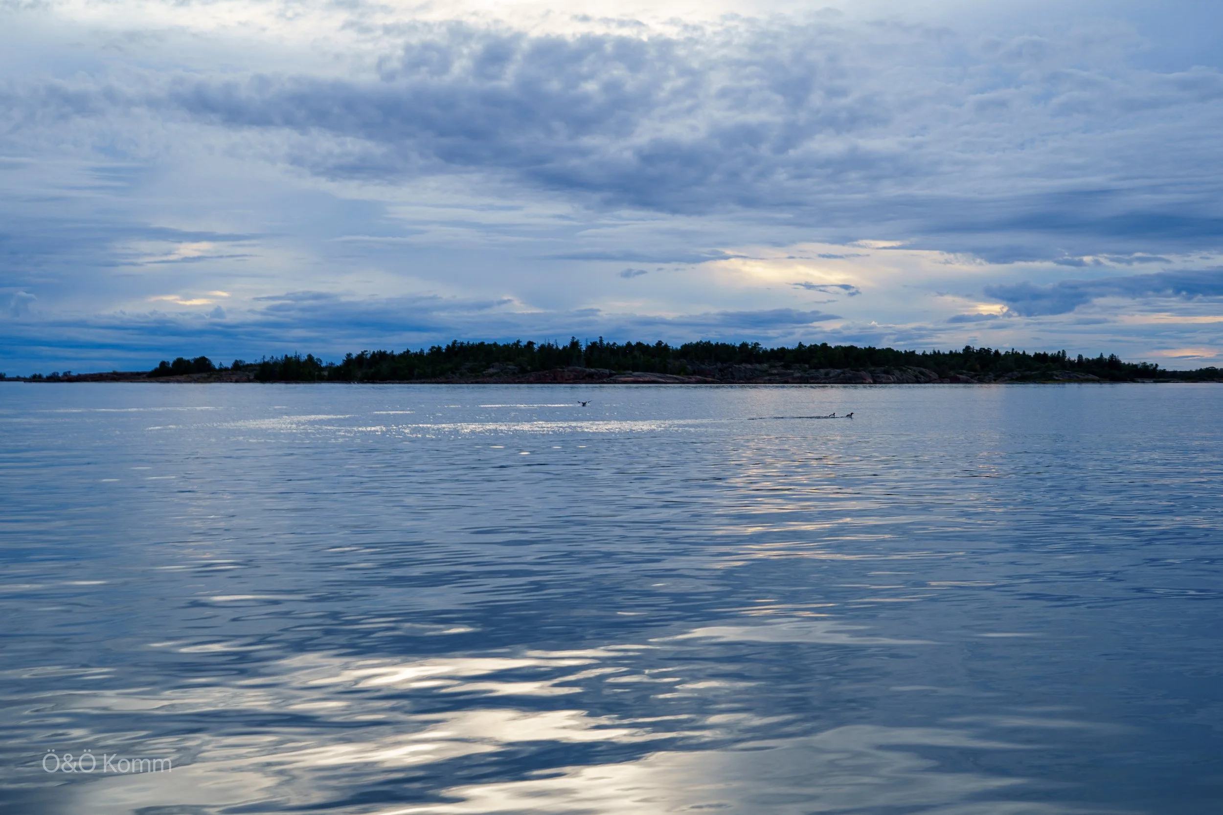 On the way there, at times there was hardly any wind at all.