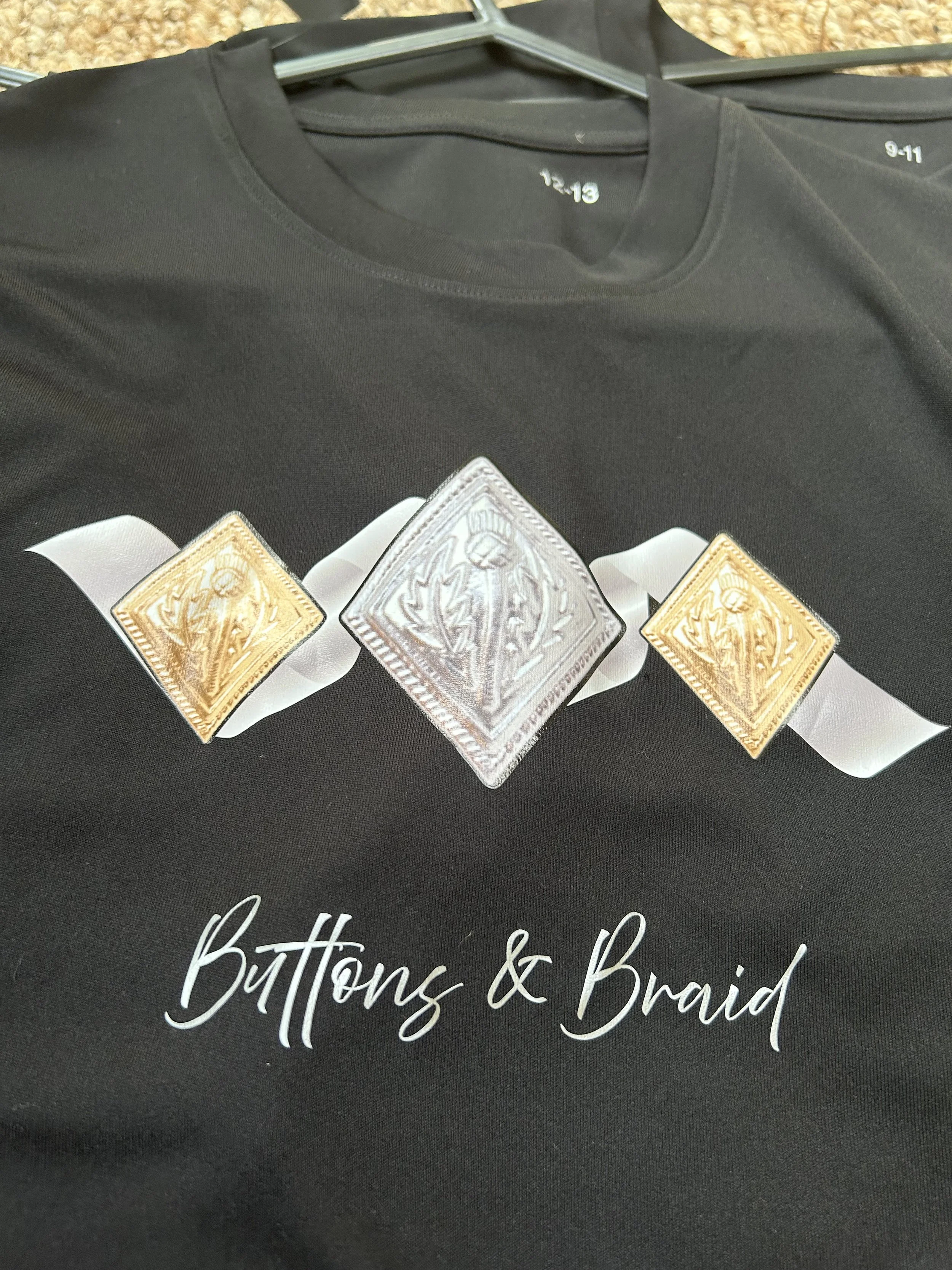 Buttons & Braid T-shirt Child