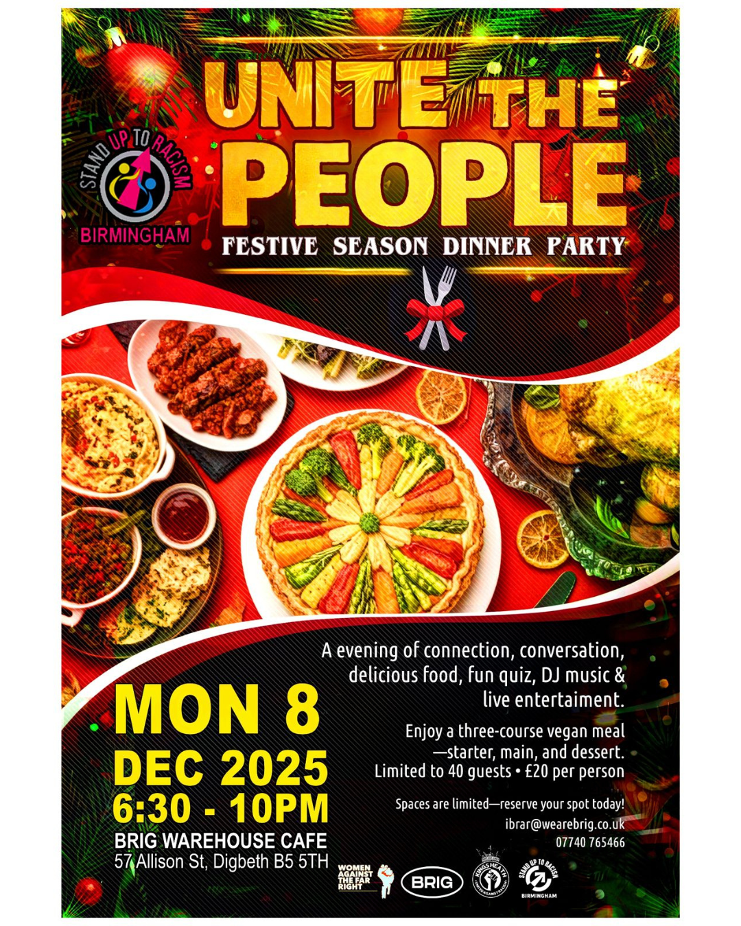 Join Us for a Night of Food, Community &amp; Festive Fun!