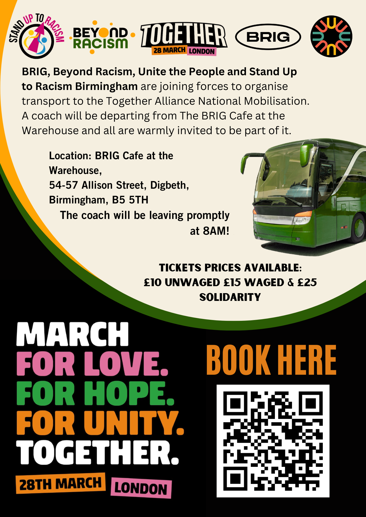 BRIG &amp; Partners mobilise Birmingham for the Together Against the Far Right National Demonstration