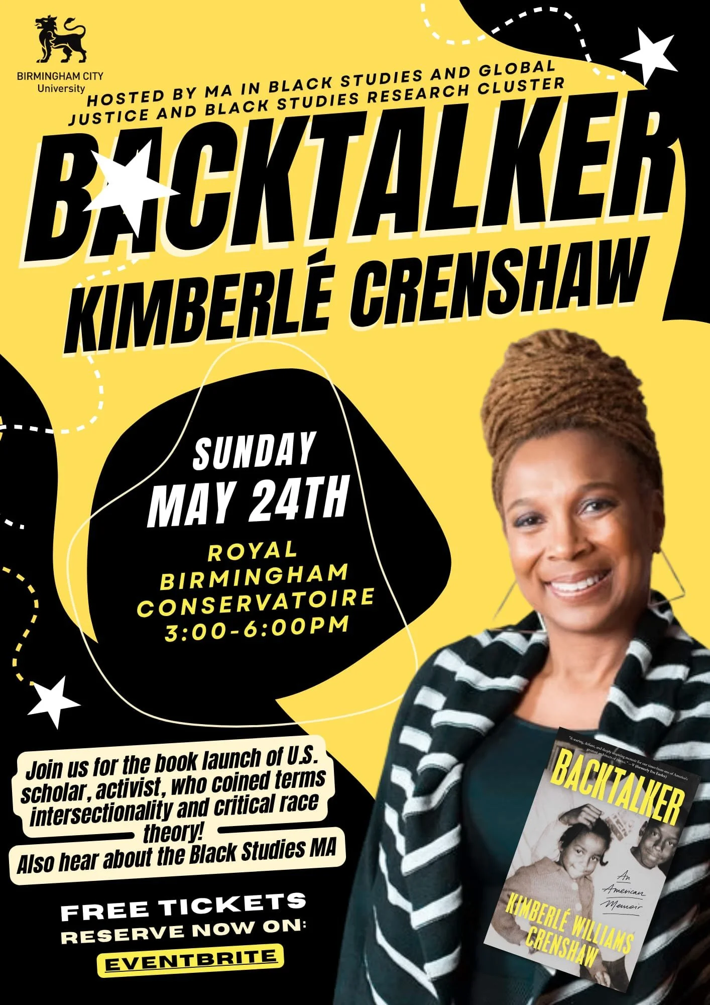 Book Launch of Backtalker by Kimberlé Crenshaw&nbsp;