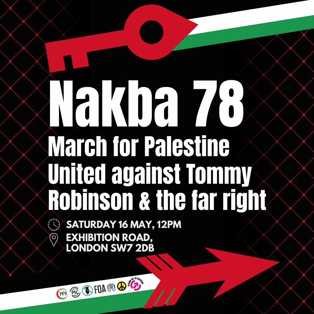 Nakba 78:&nbsp;Justice for Palestine &amp; uniting against the Far Right&nbsp;