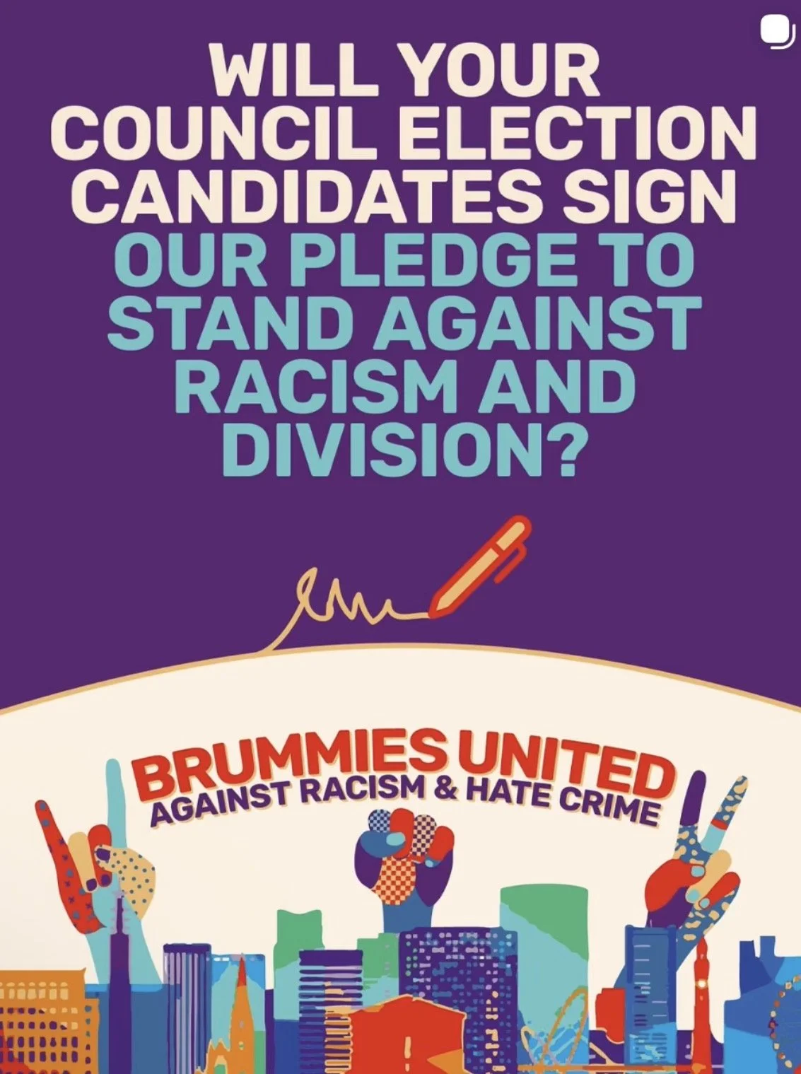 Which Birmingham Local Election (May 7) Candidates Have Signed the Pledge to Stand Against Racism and Division?