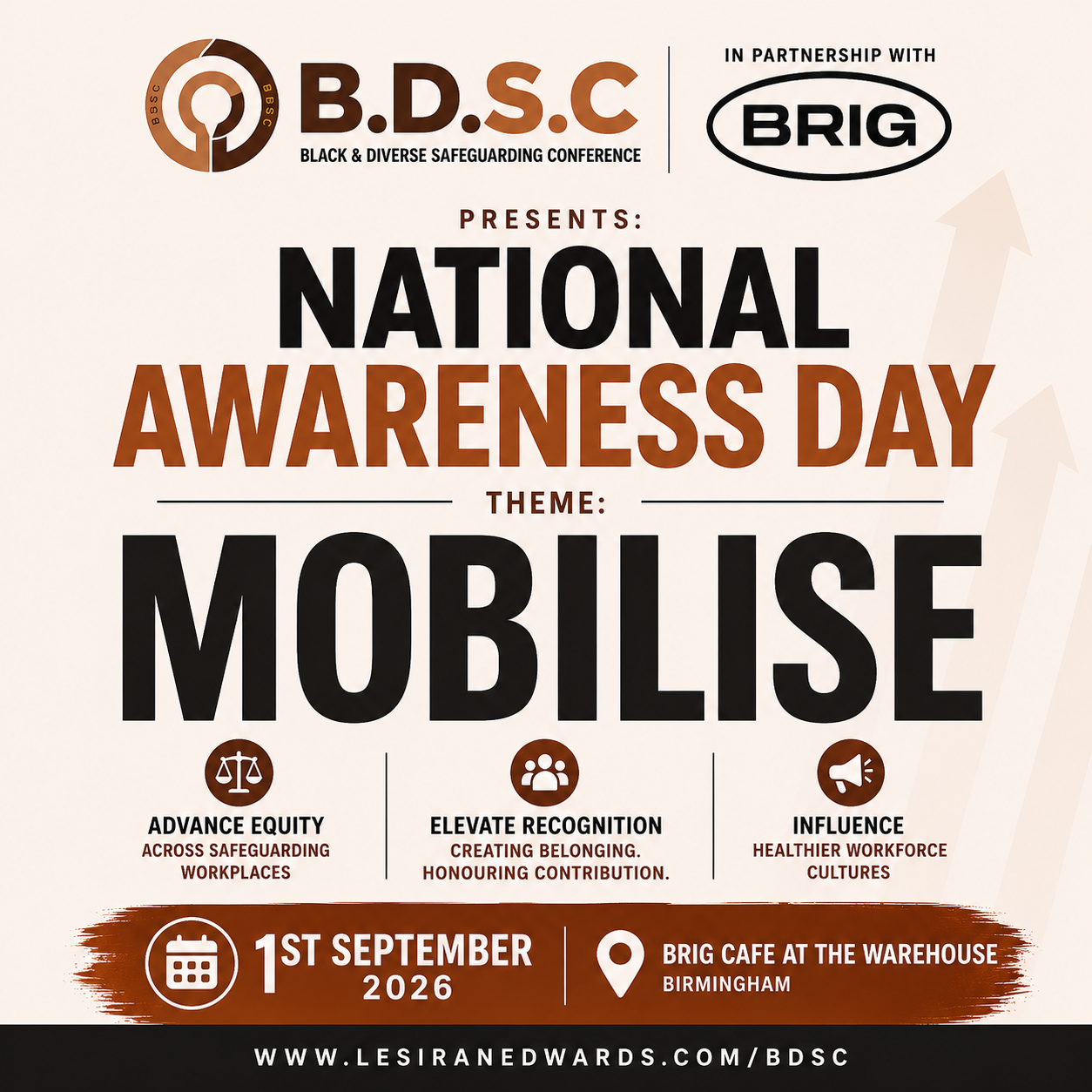 BDSC X BRIG:&nbsp;National Black &amp; Diverse SAFEGUARDING PROFESSIONALS Awareness Day&nbsp;