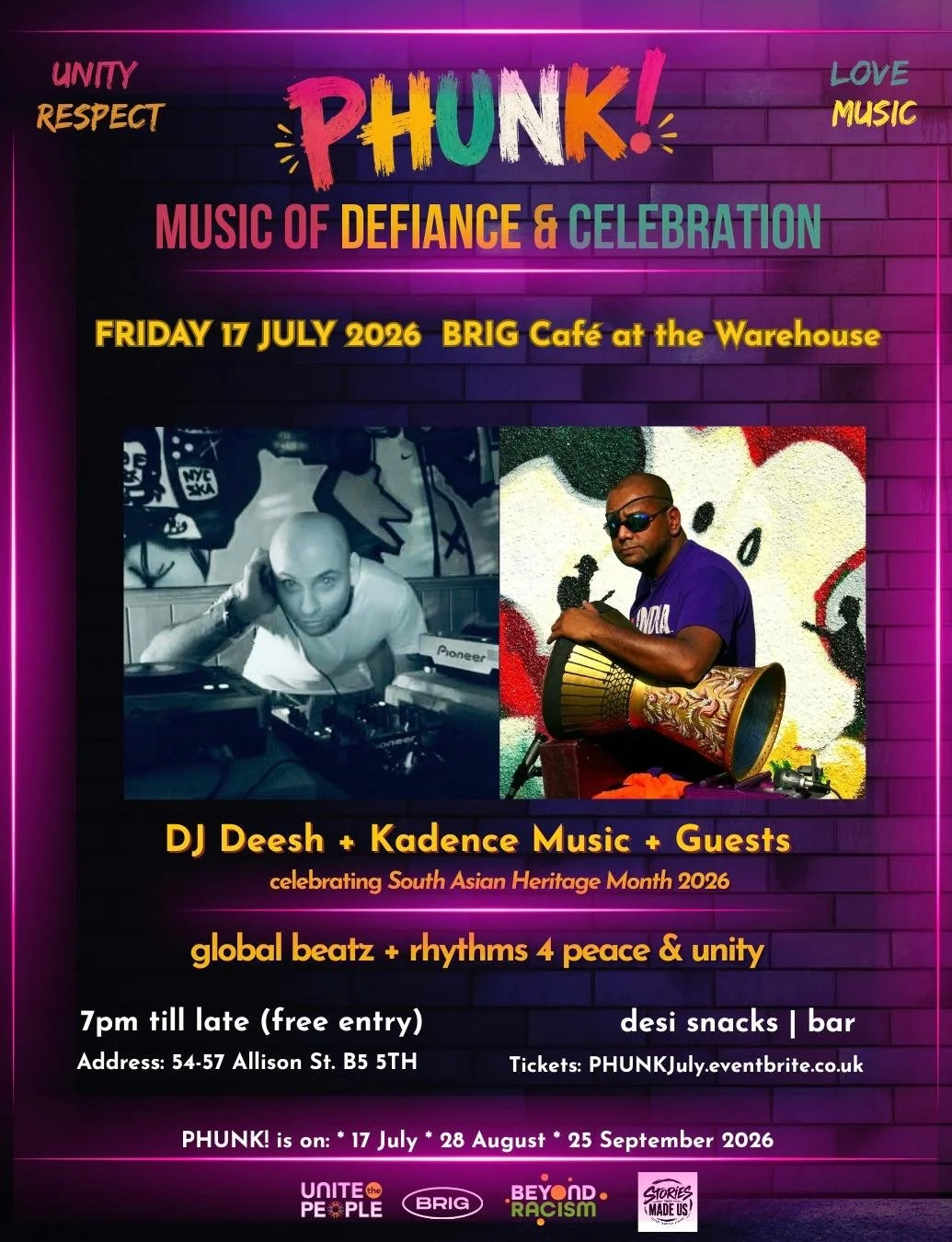 PHUNK! Music of Defiance &amp; Celebration