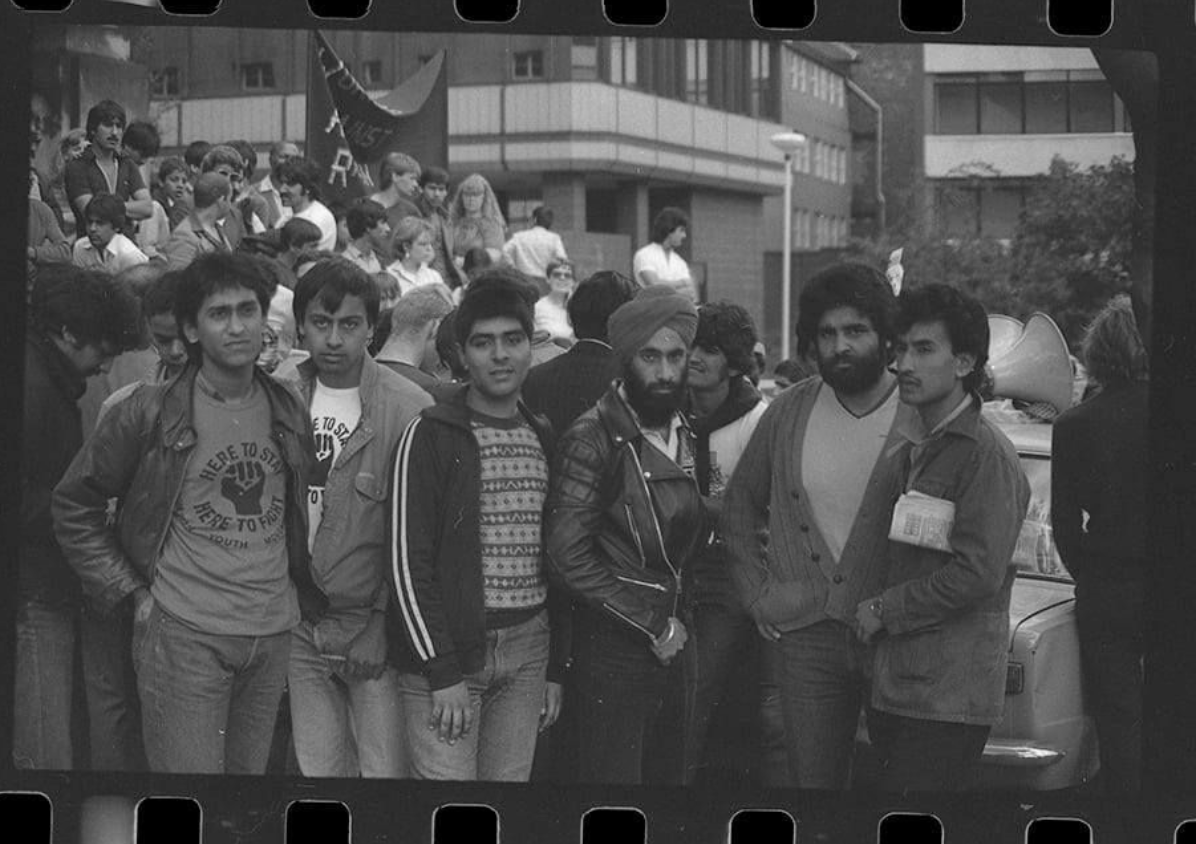 Image Source: Mukhtar Dar. Asian Youth Movement groups were set up following a wave of violence in the 1970s and 80s.