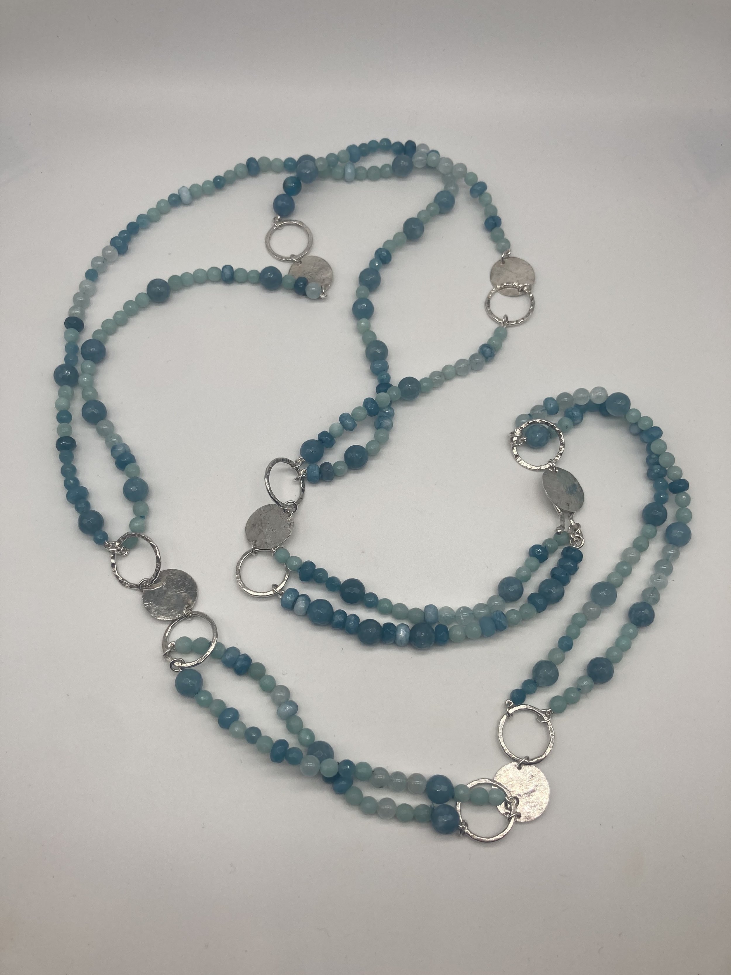 Argento 925 Amazonite / Angelite / Acquamarina - €350.00