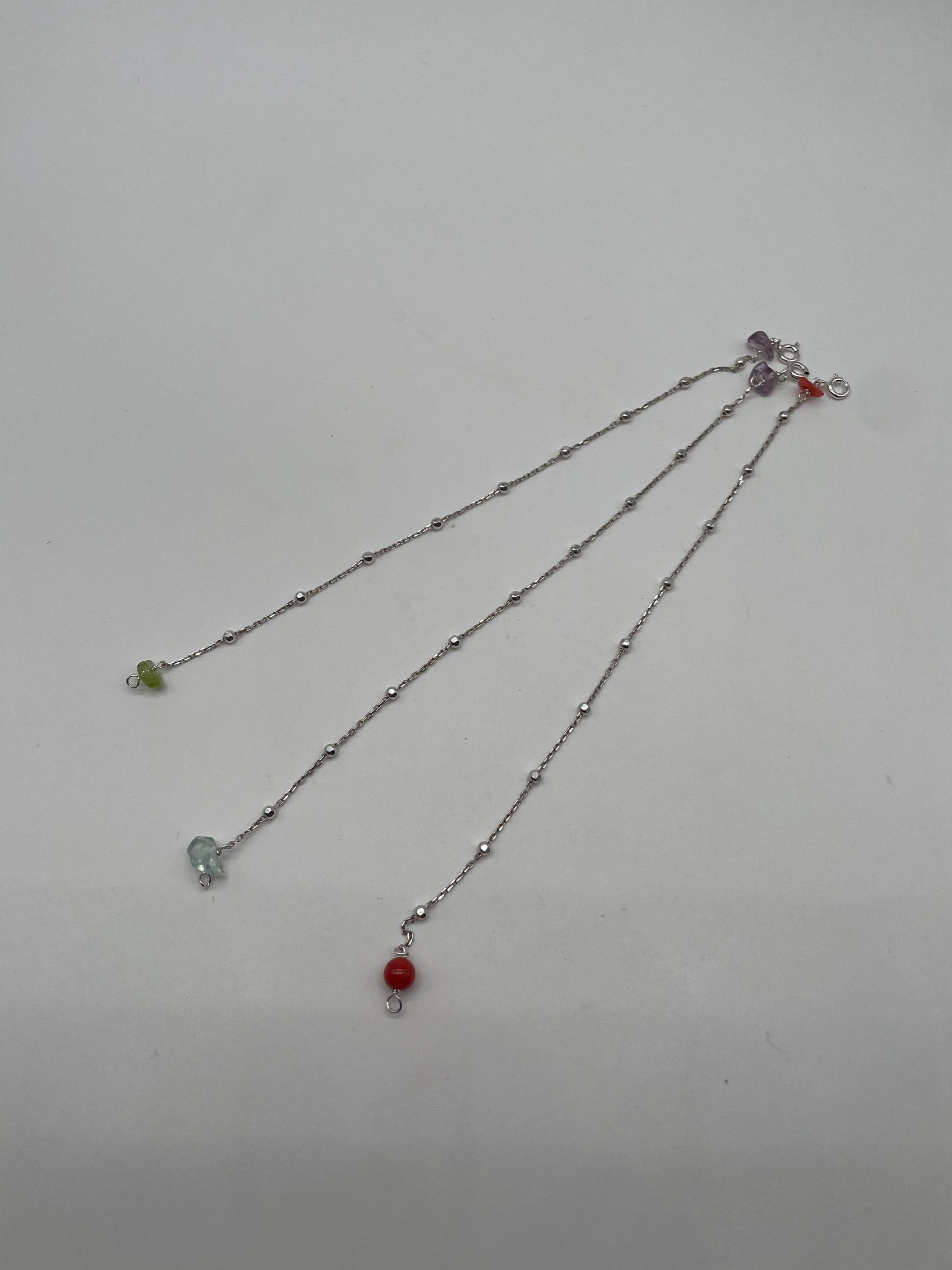 Argento 925 Pietre Dure Colorate - €25.00