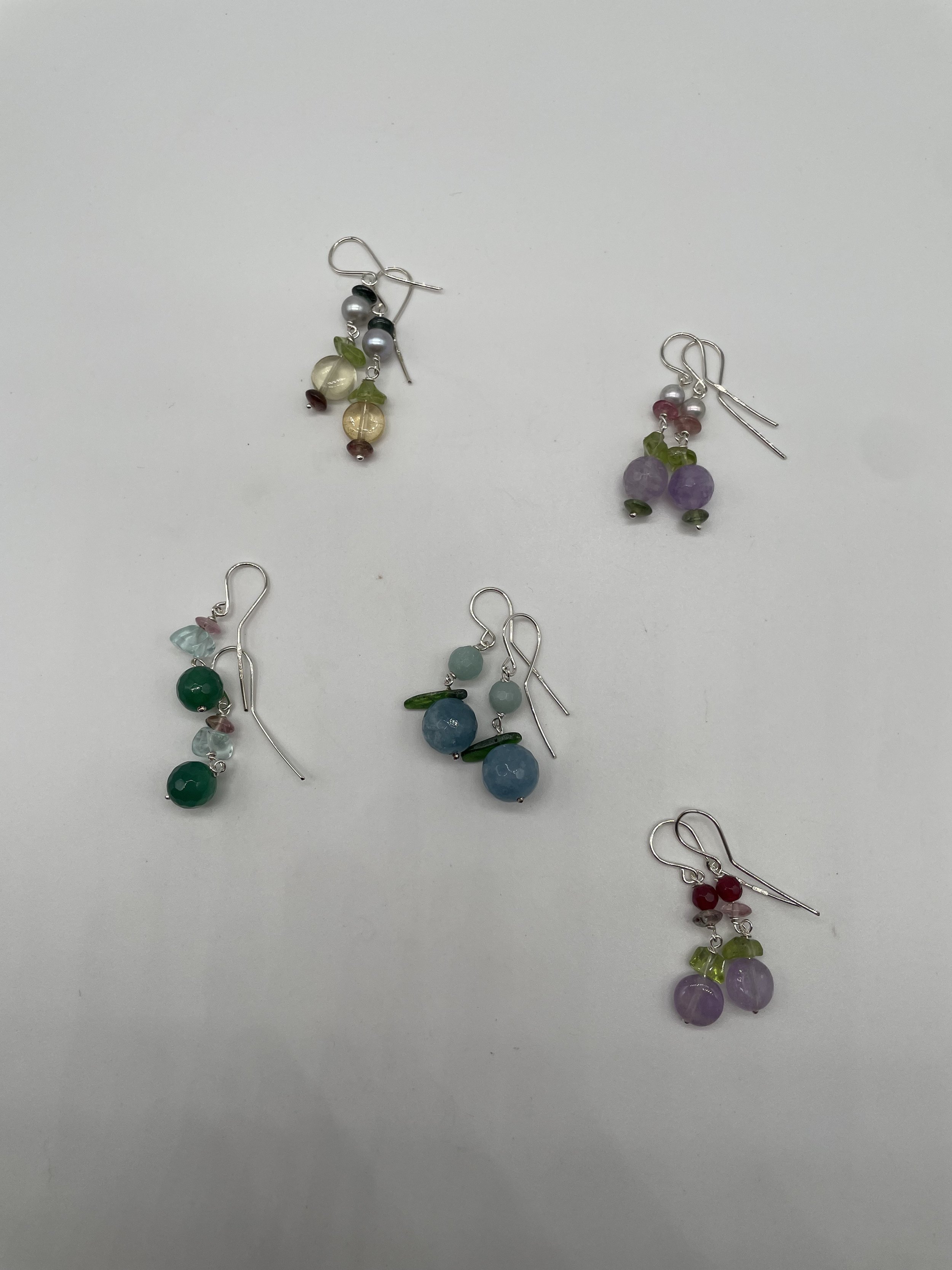 Argento 925 Pietre Dure Colorate - €50.00