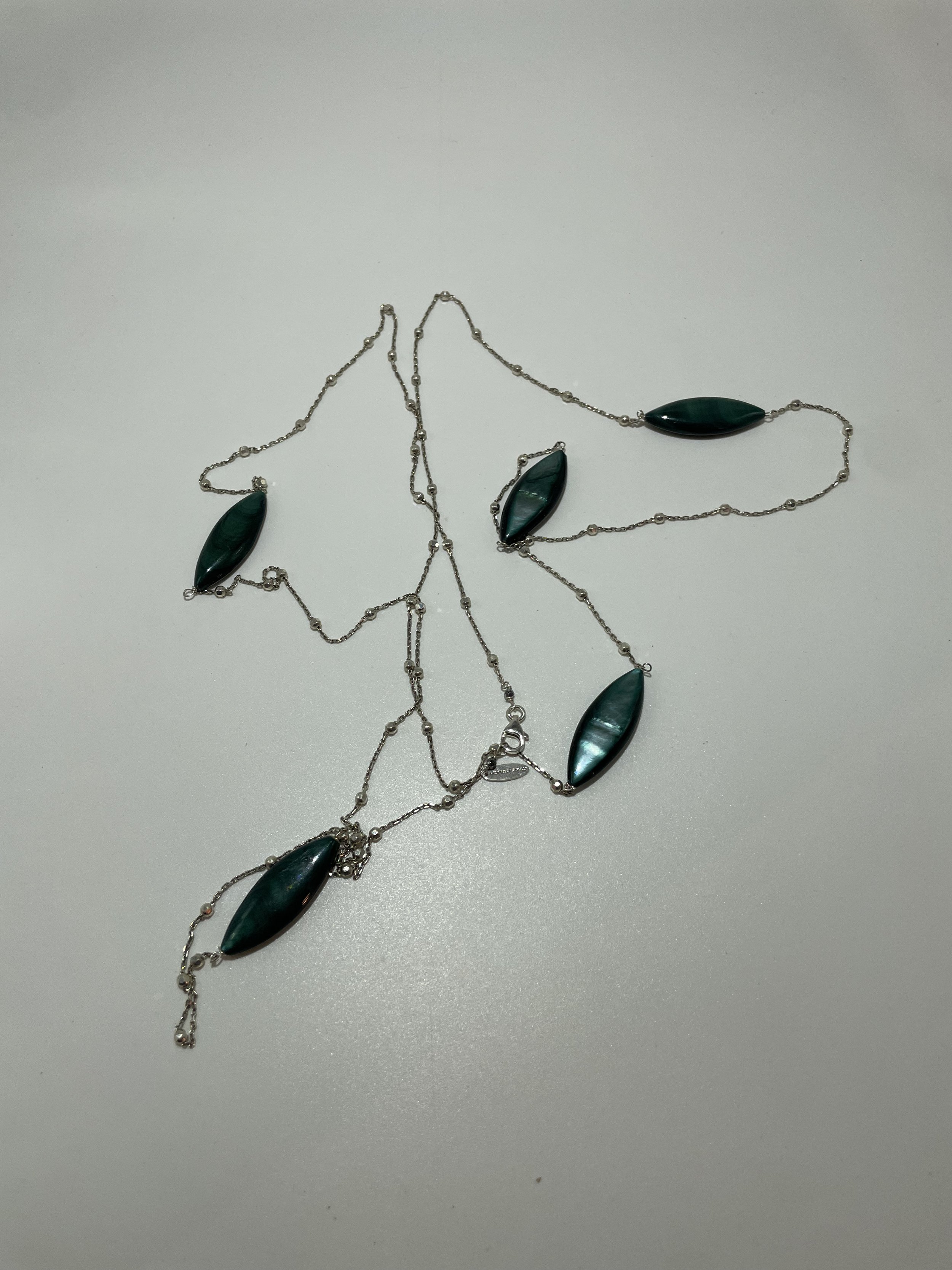 Argento 925 Madreperla verde - €120.00