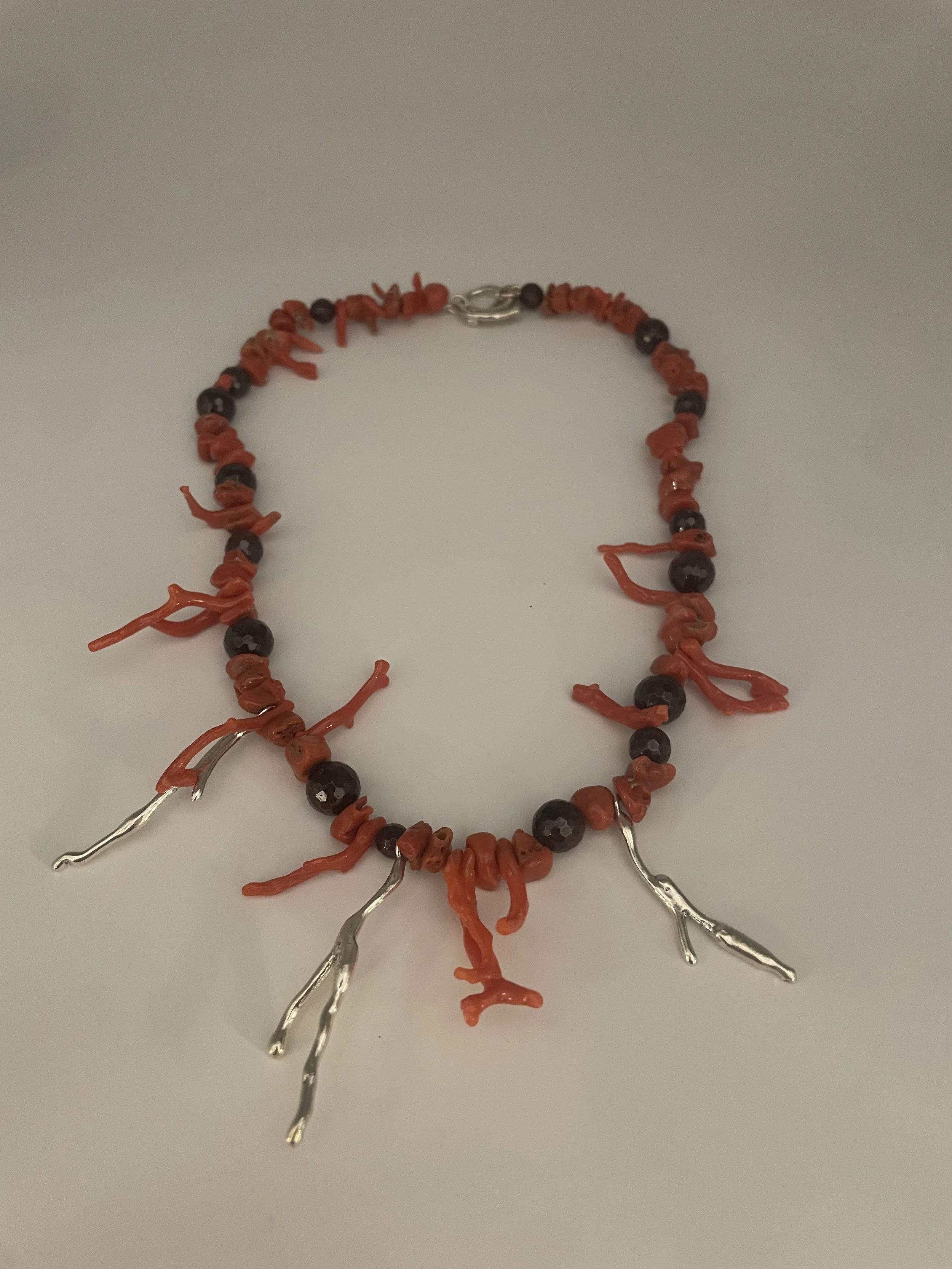 Argento 925 Corallo / Granato - €350.00