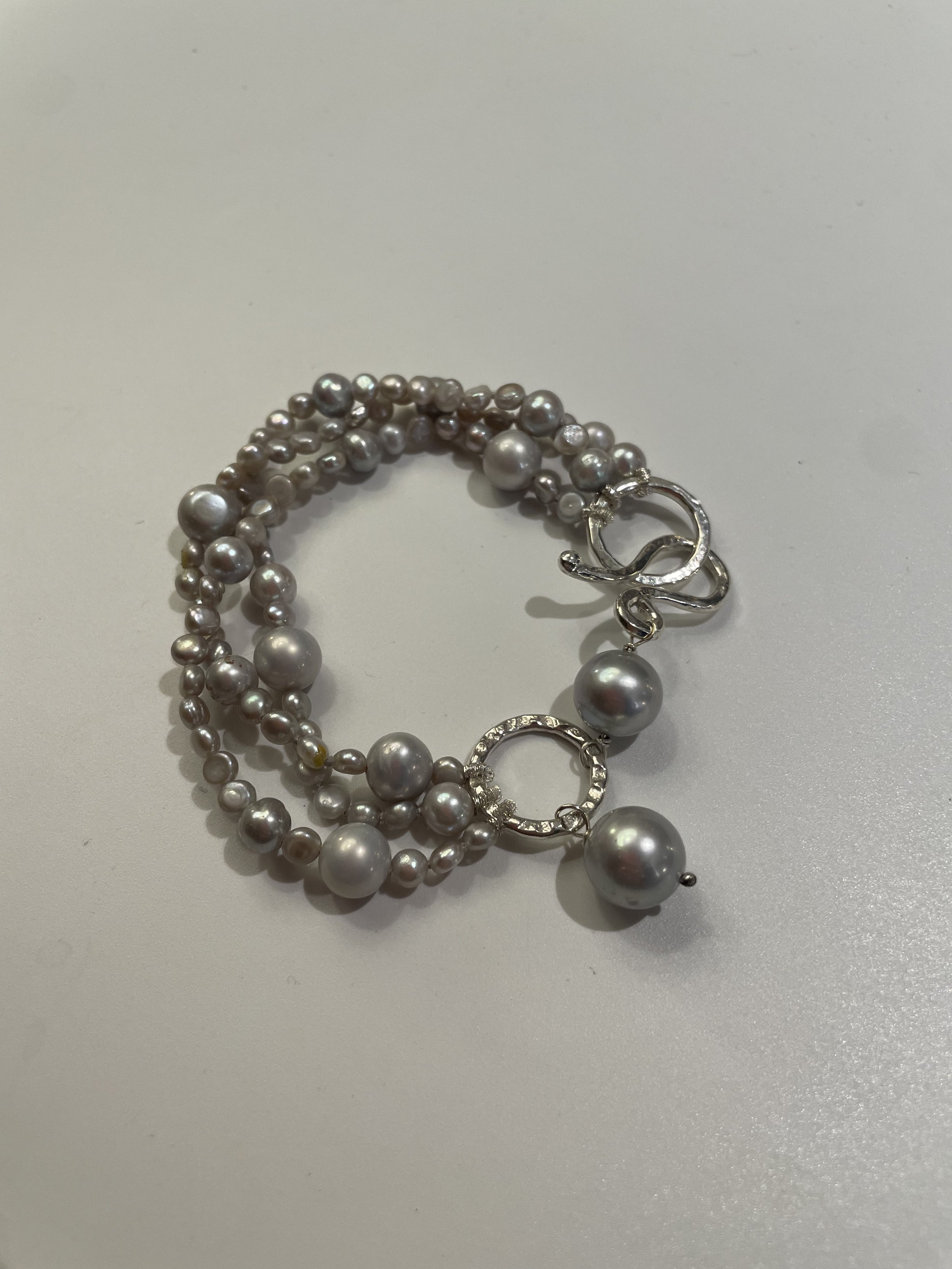 Argento 925 Perle grigie - €130.00
