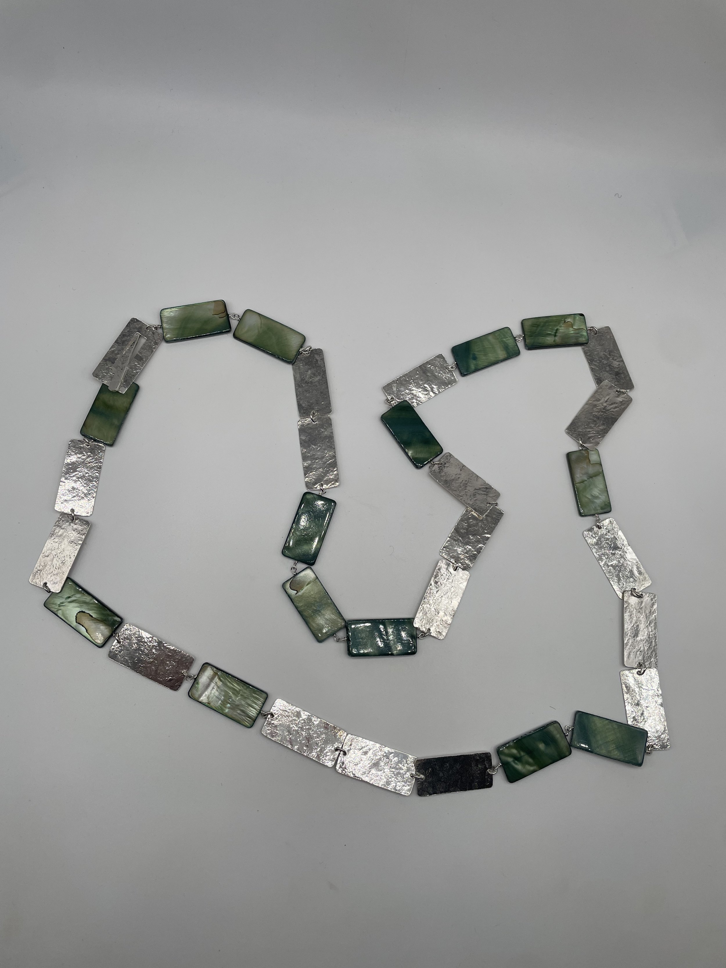 Argento 925 Madreperla verde - €450.00