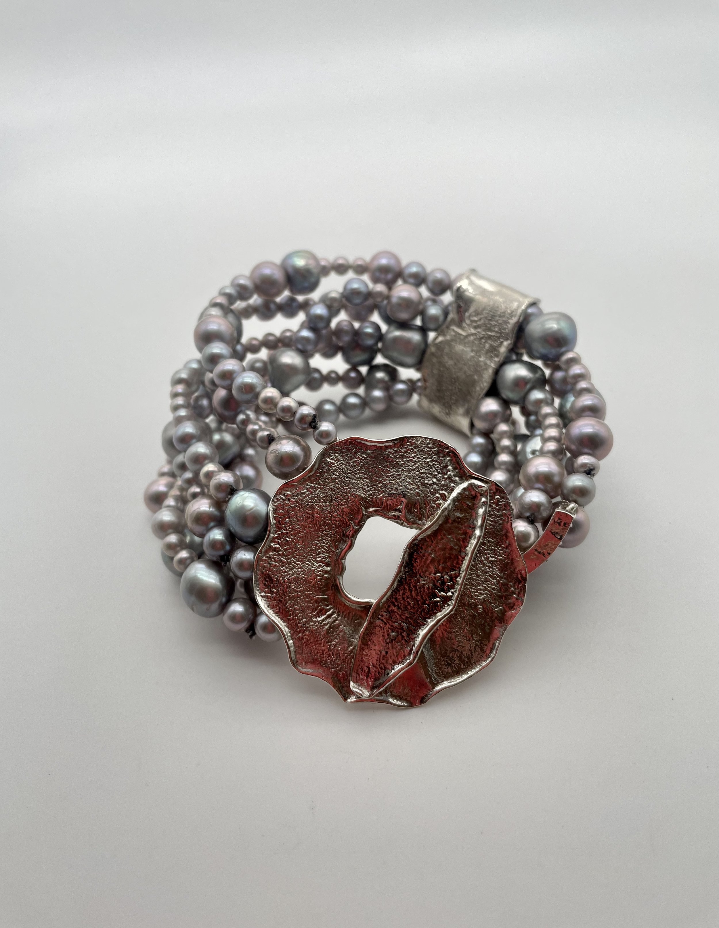 Argento 925 Perle Grigie - €270.00
