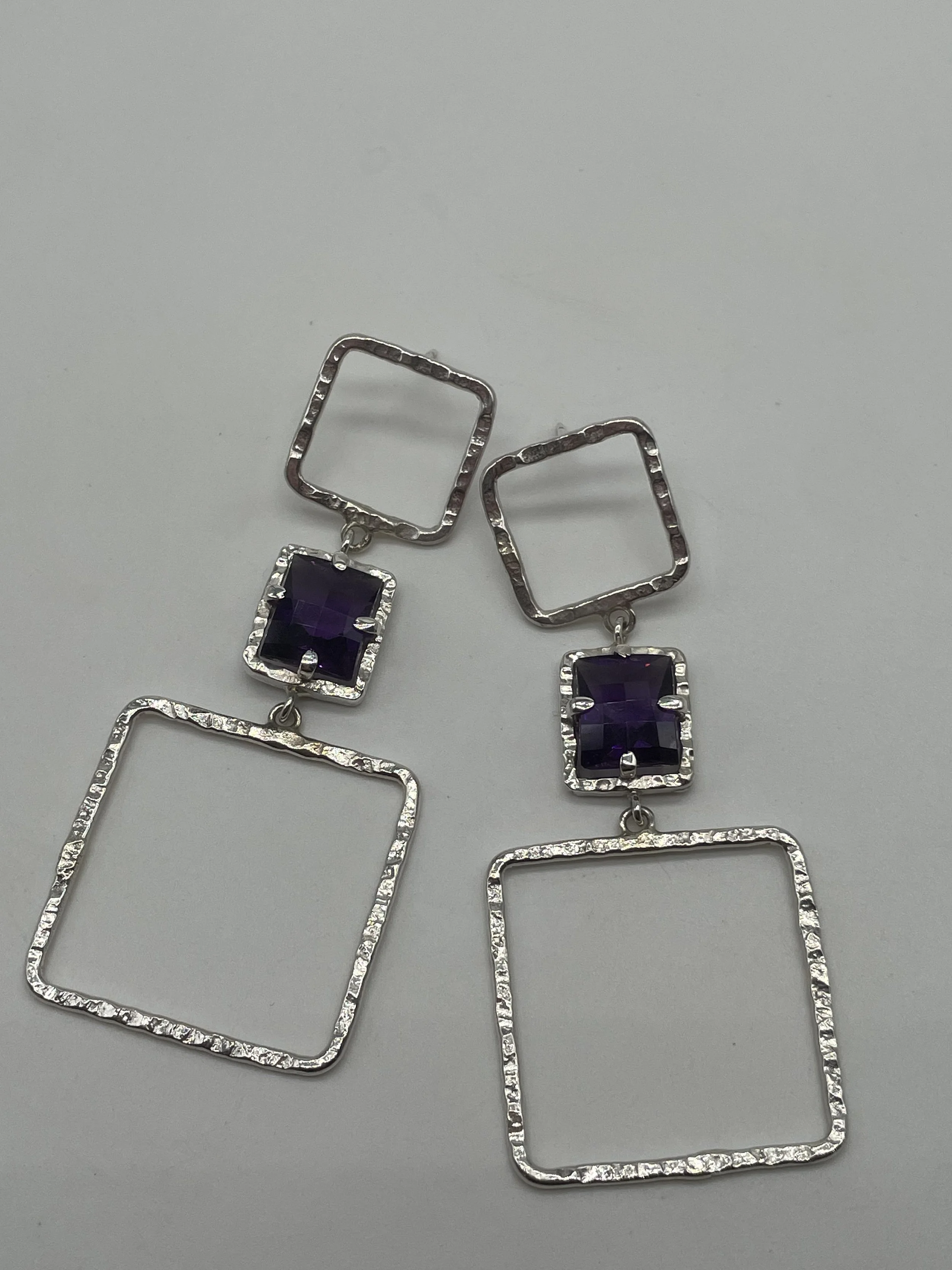 Argento 925 Ametiste idrotermali - €175.00