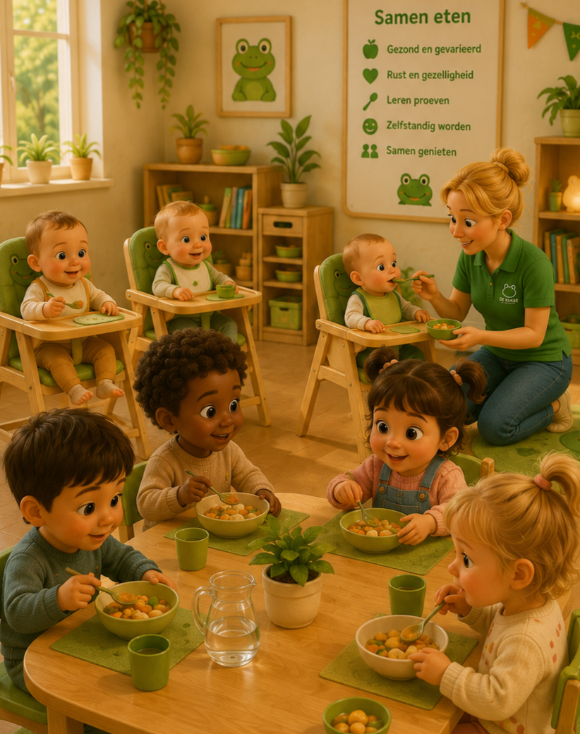 Eten in de opvang