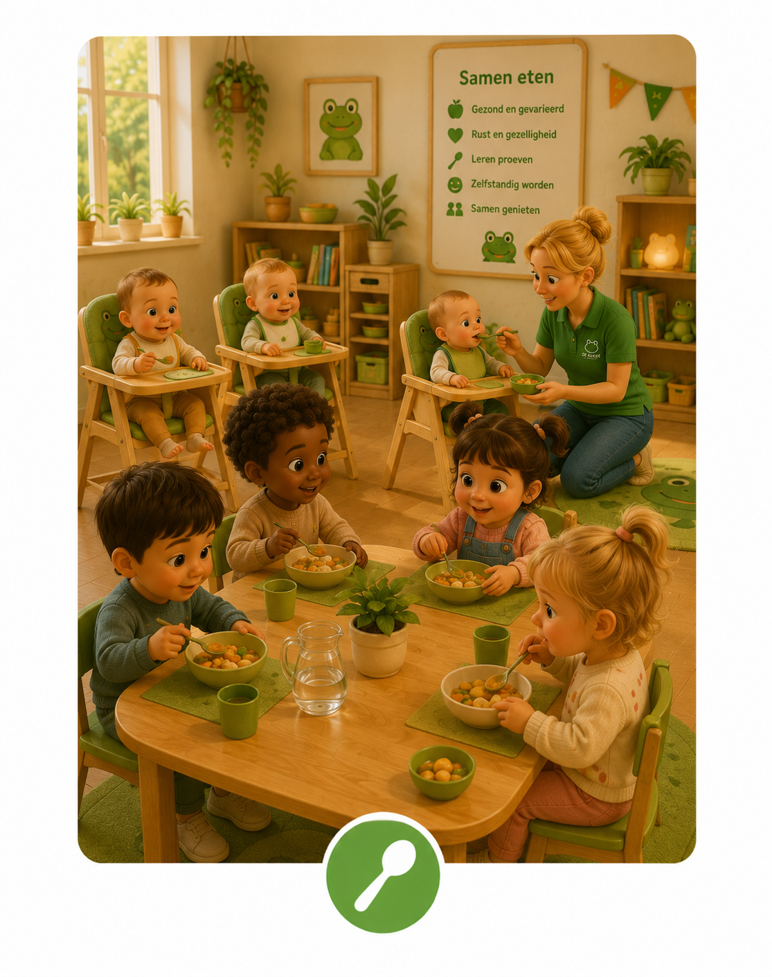 Eten in de opvang
