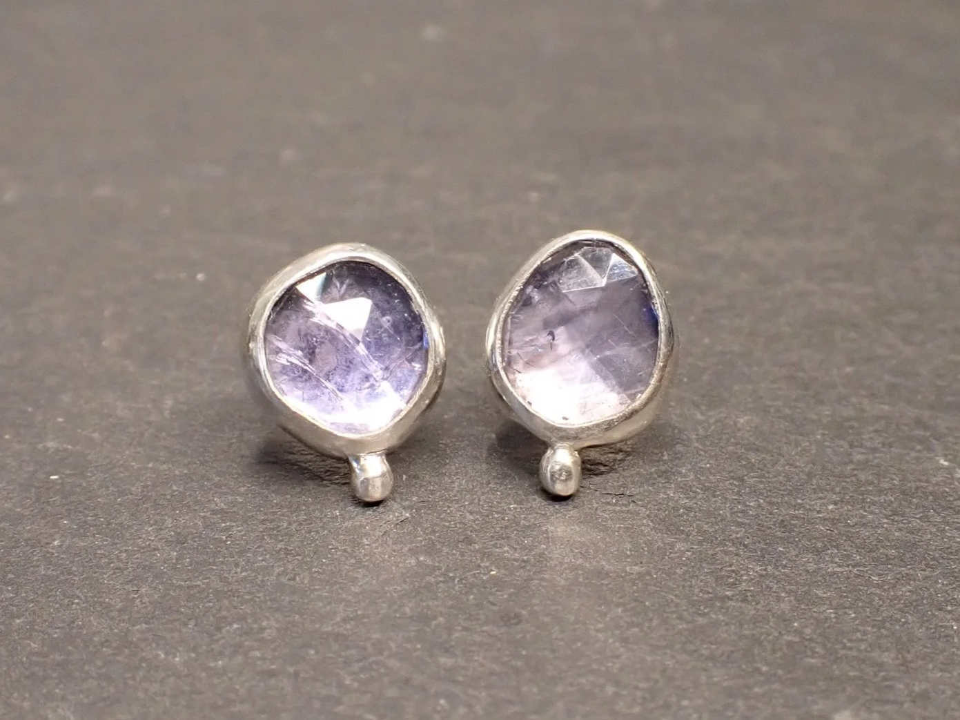 Organic Iolite Studs