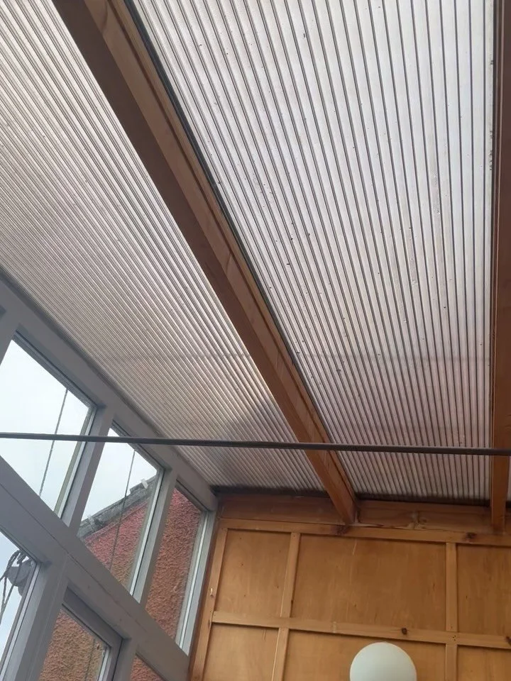 Introducing our new and improved Sunroom! 😍 🎉
Before it had a plastic roof with its own built in bug graveyard and with a real threat to blow away in the next storm&hellip; 
And thanks to the talents of a good friend and multitalented tradesperson,