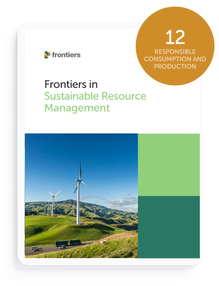 Frontiers in Sustainable Resource Management