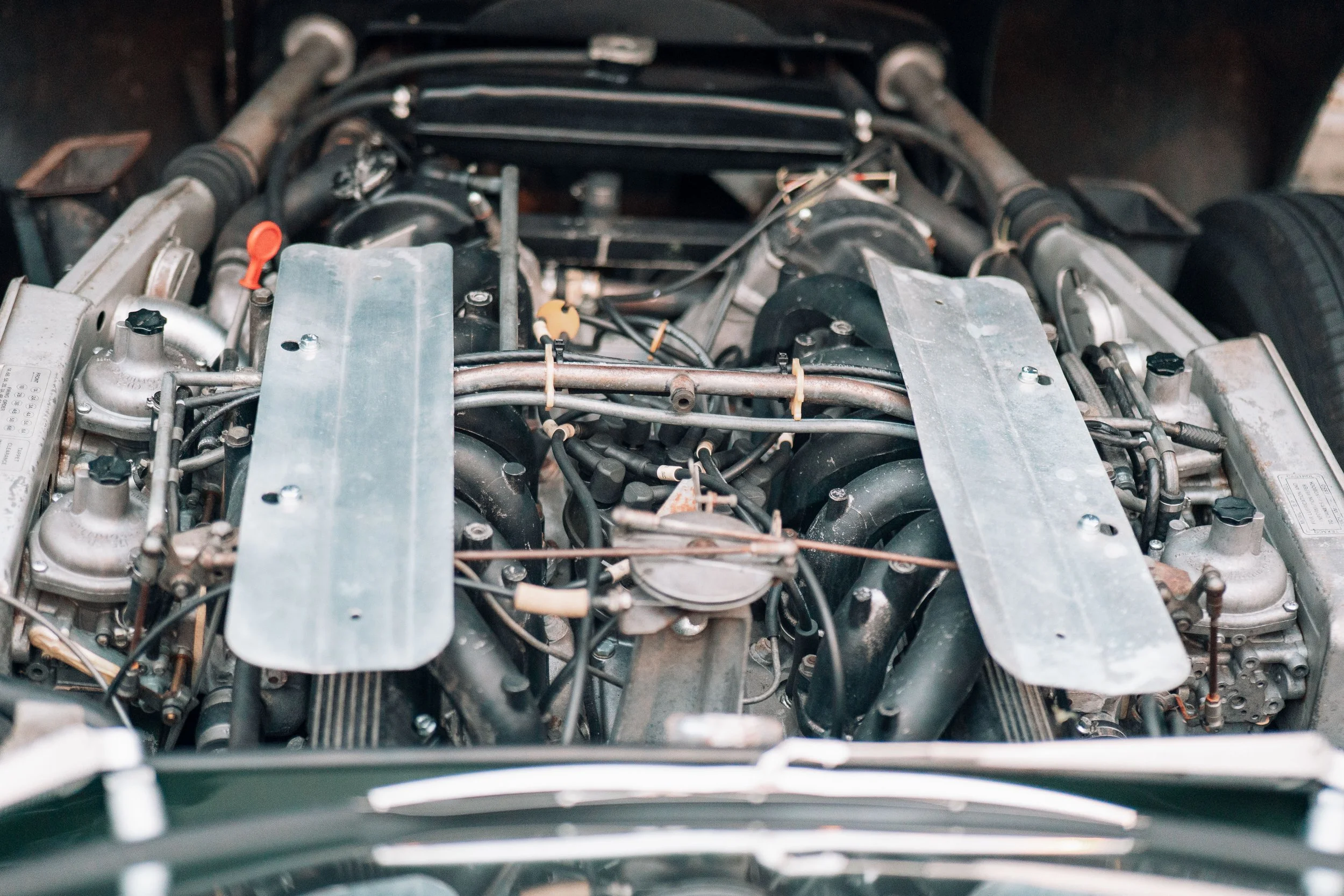 Jaguar 5,3-Liter-V12 von oben