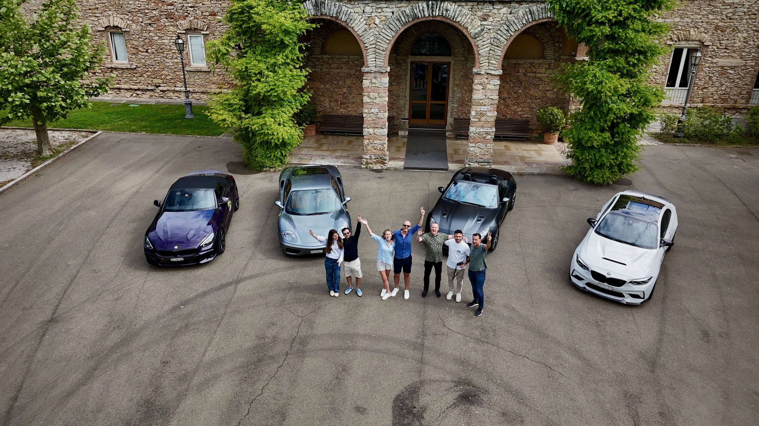 Tuscany Drive Tour, May 2026 — the longer cousin runs in May. Schwarzwald is the weekend version.
