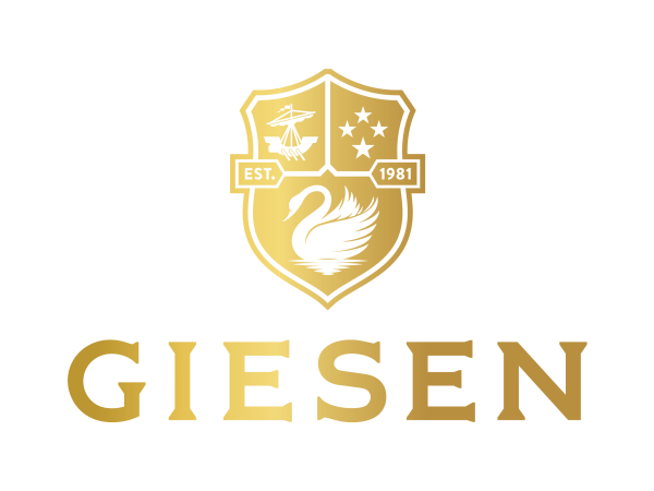 Gold logo with a shield emblem and the word 'GUSON' beneath it.