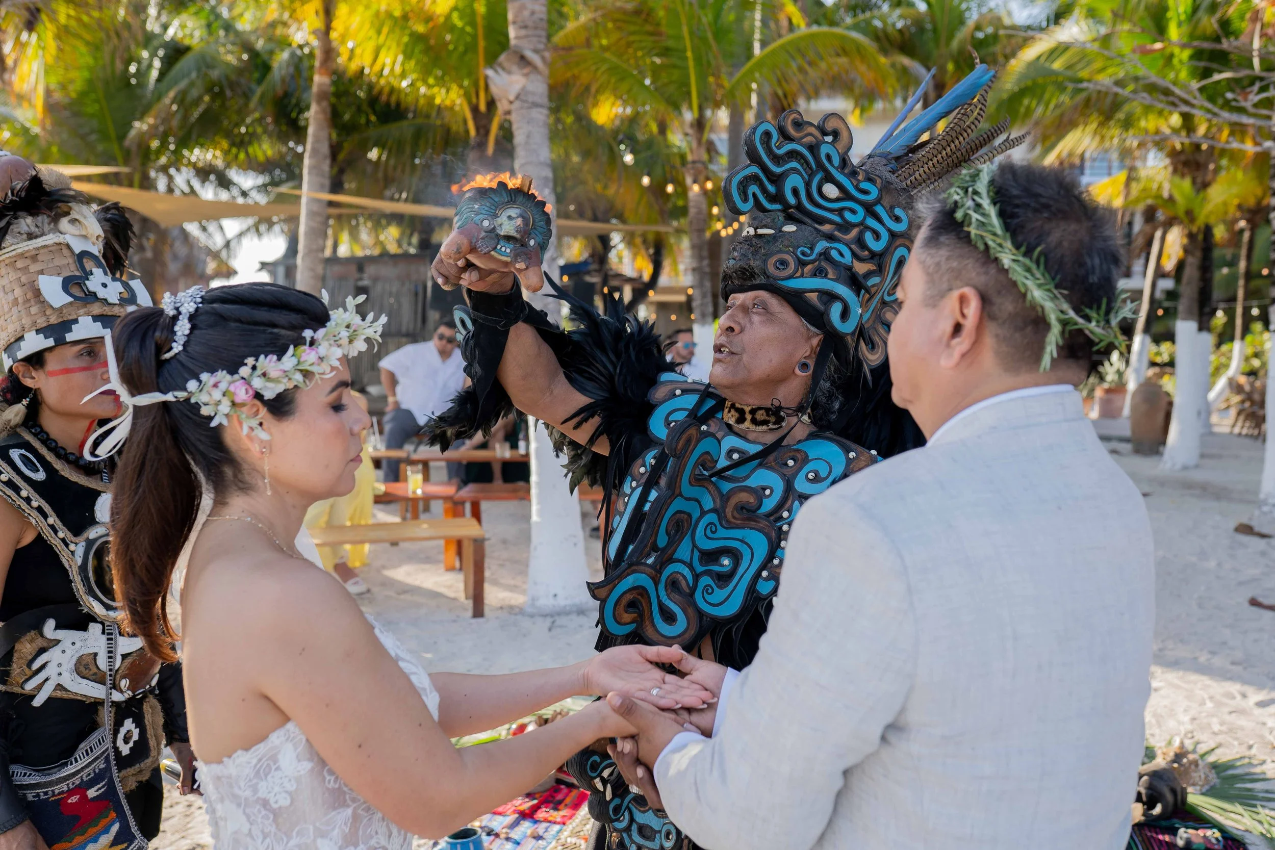 mahahual maya wedding ceremony