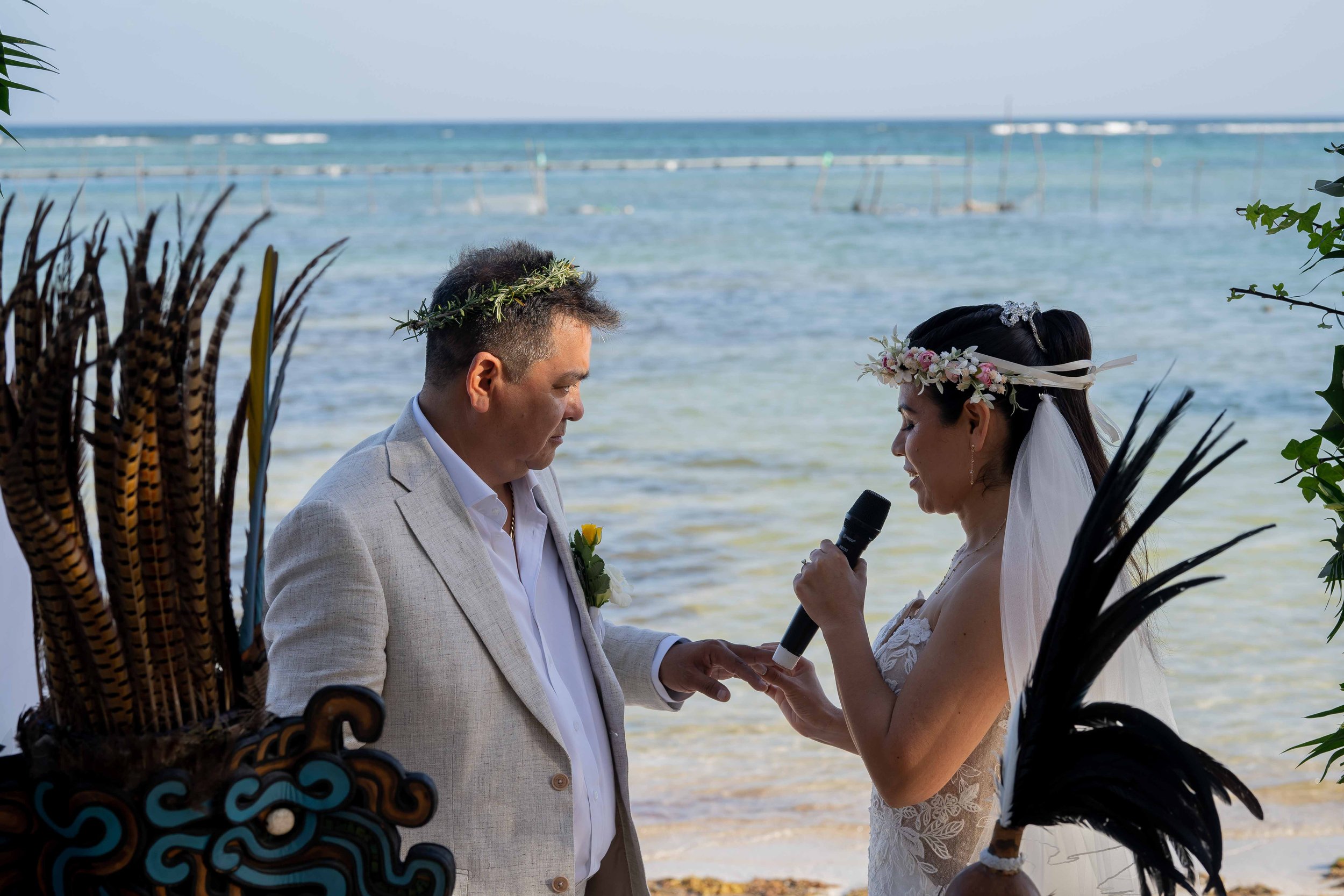 mahahual maya wedding ceremony