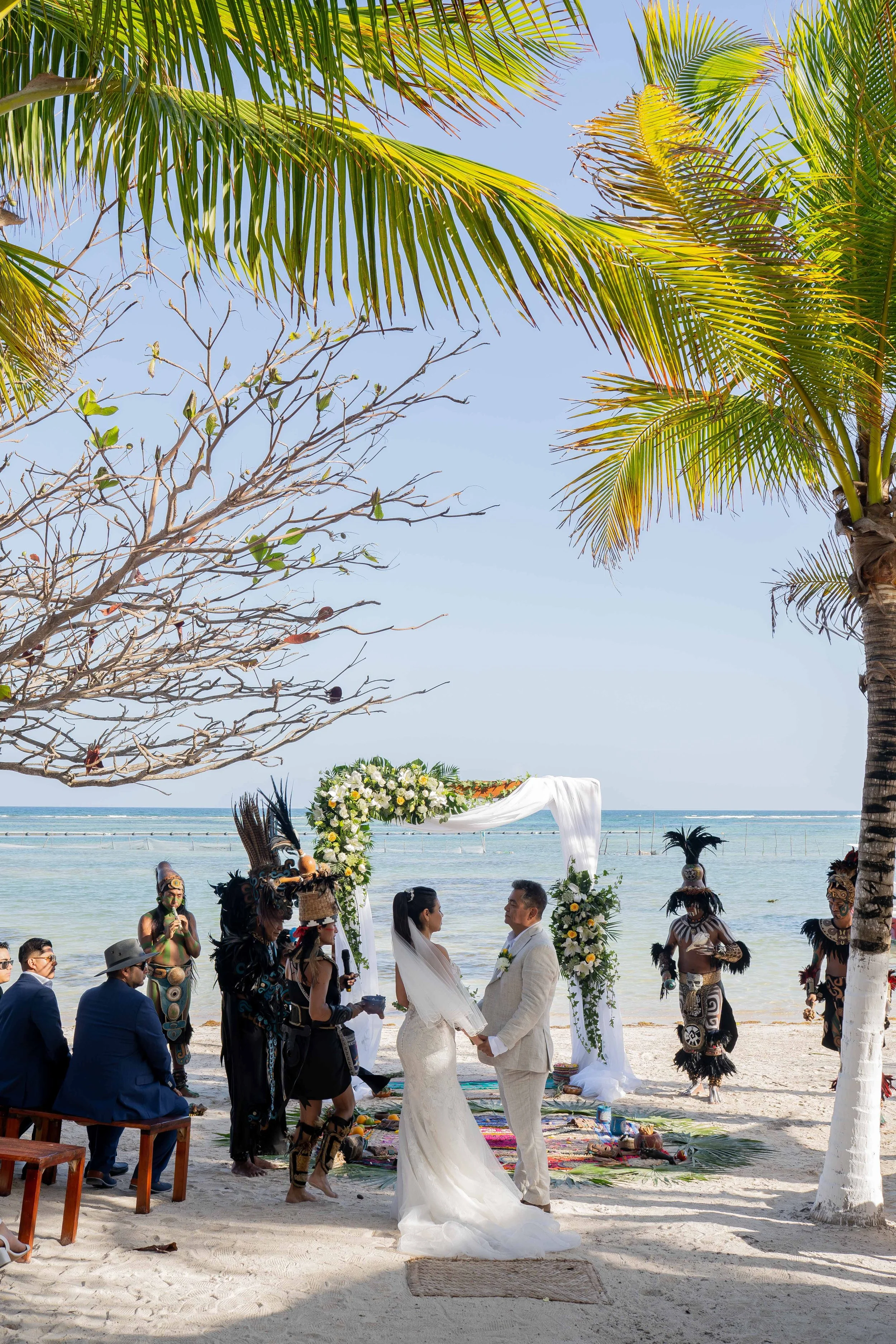 mahahual maya wedding ceremony