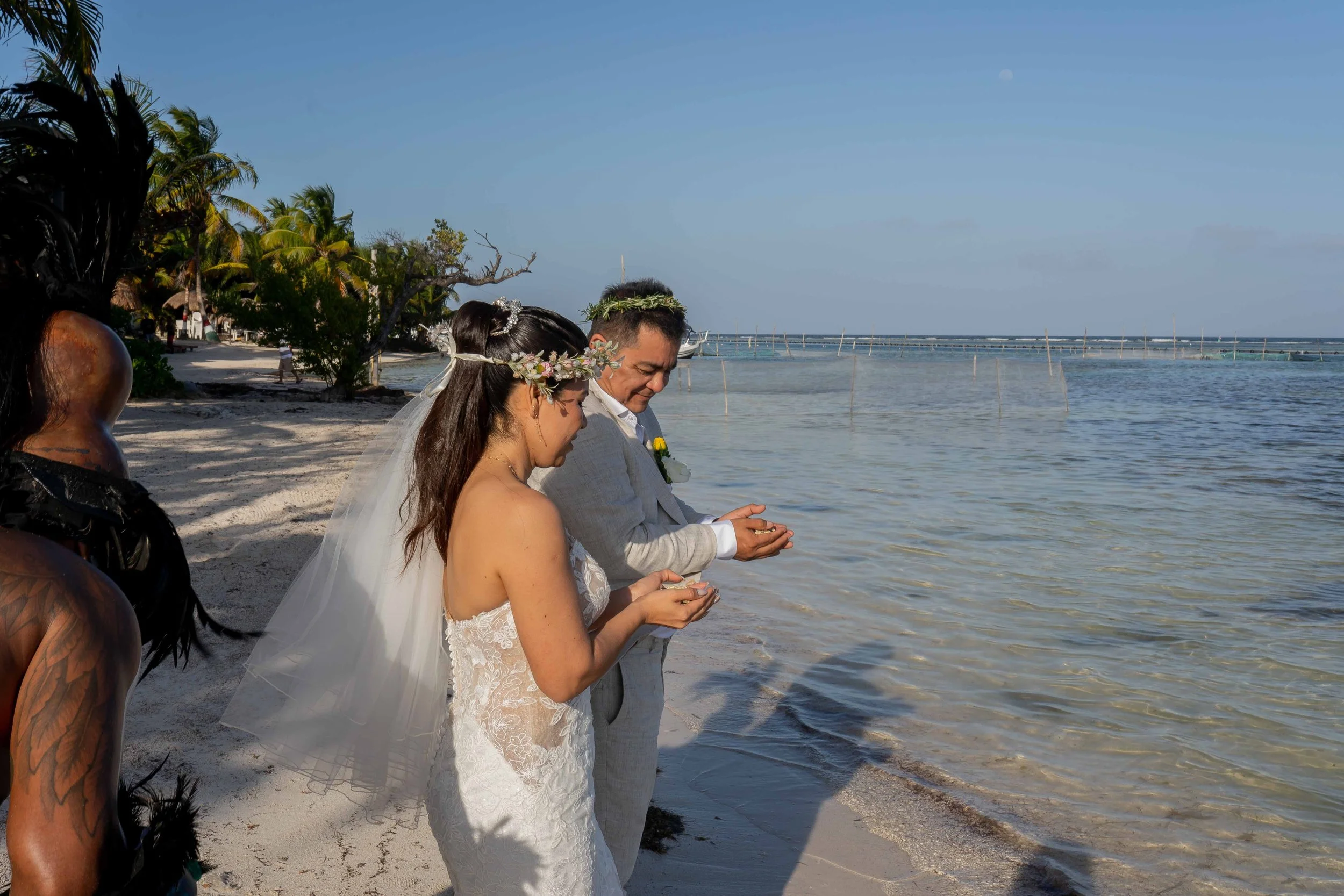 mahahual maya wedding ceremony