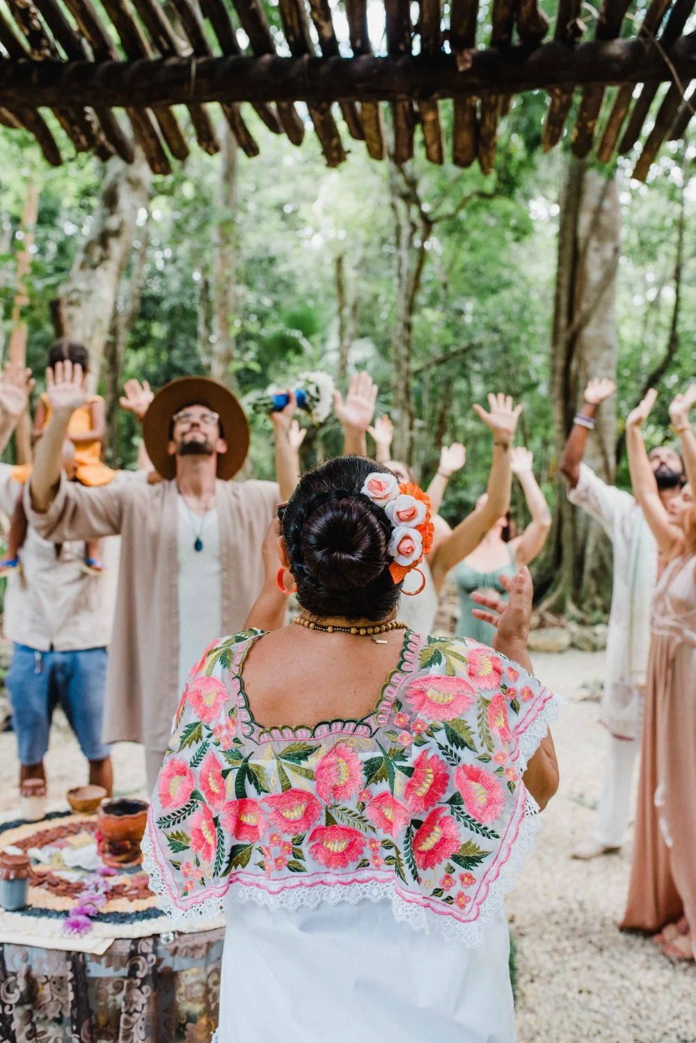 Mayan Ceremony Cenote wedding