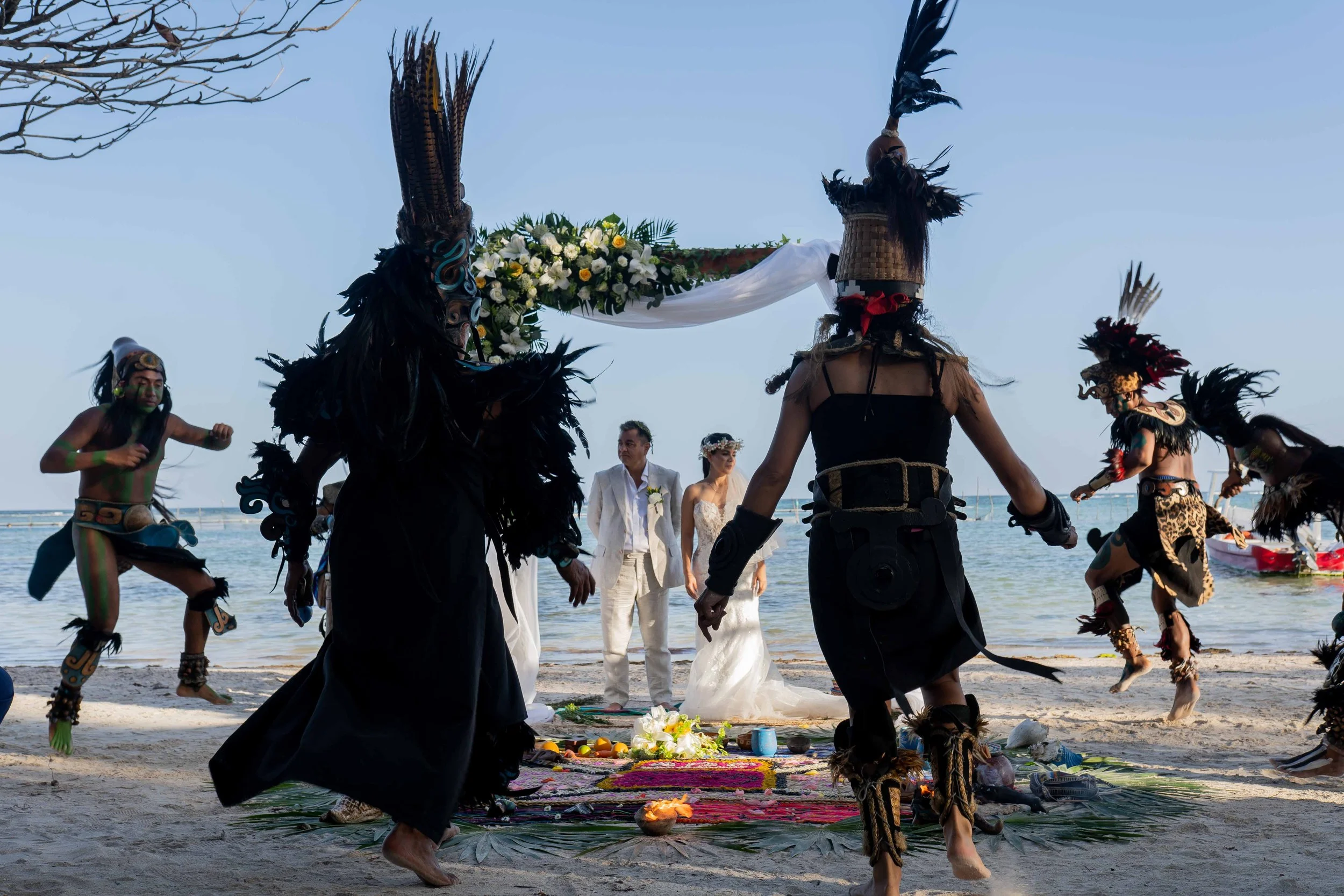 mahahual maya wedding ceremony