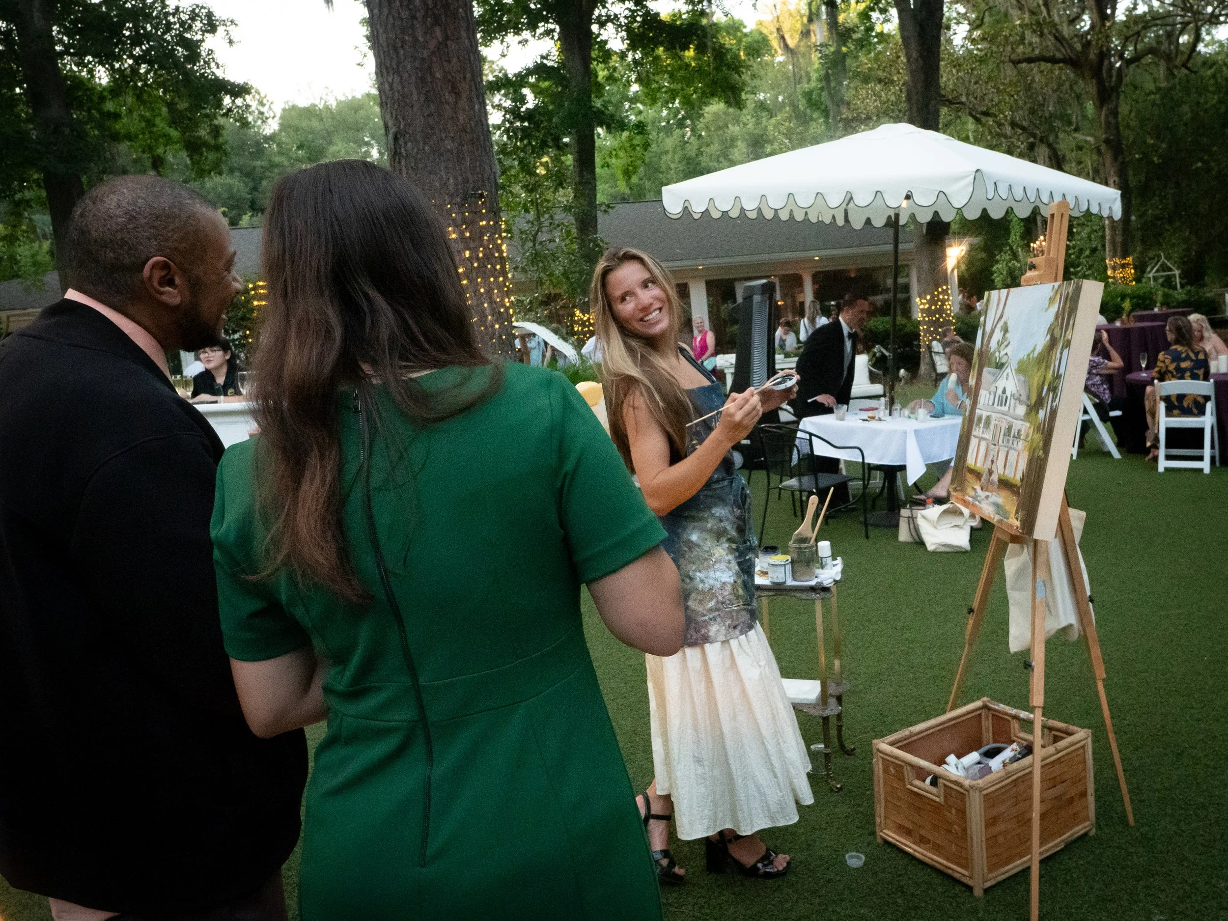 Live Painting in the Garden
