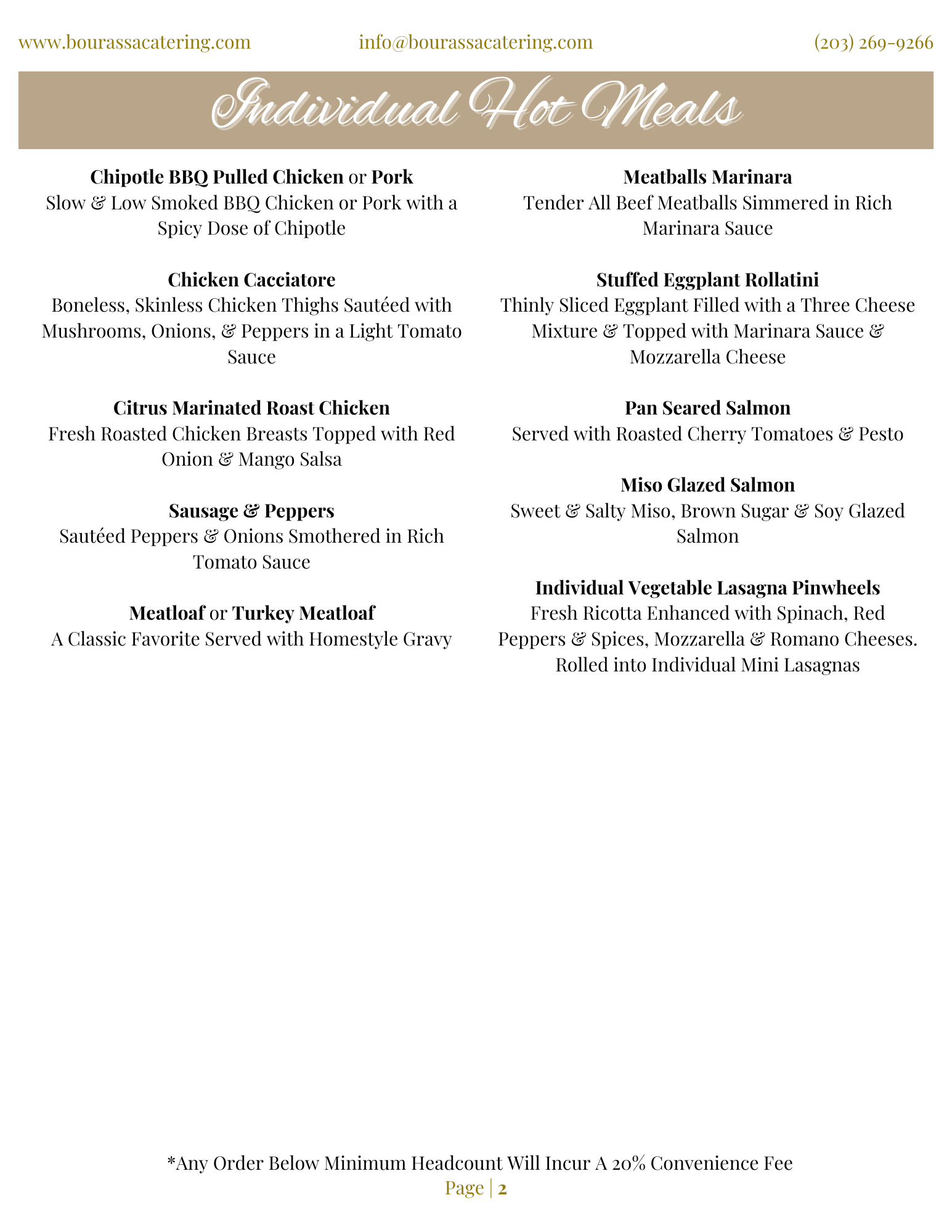 Individual Hot Meals 2