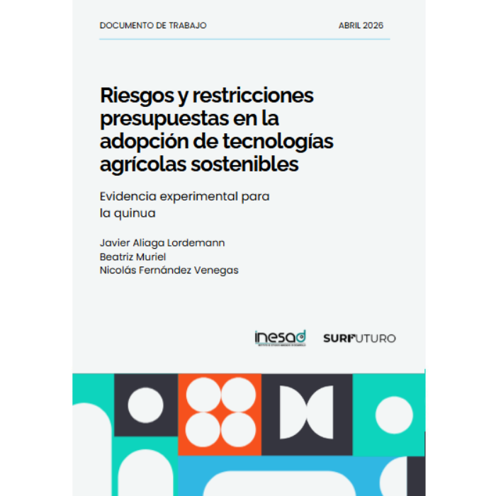 Riesgos y restricciones presupuestarias en la adopción de tecnologías agrícolas sostenibles.