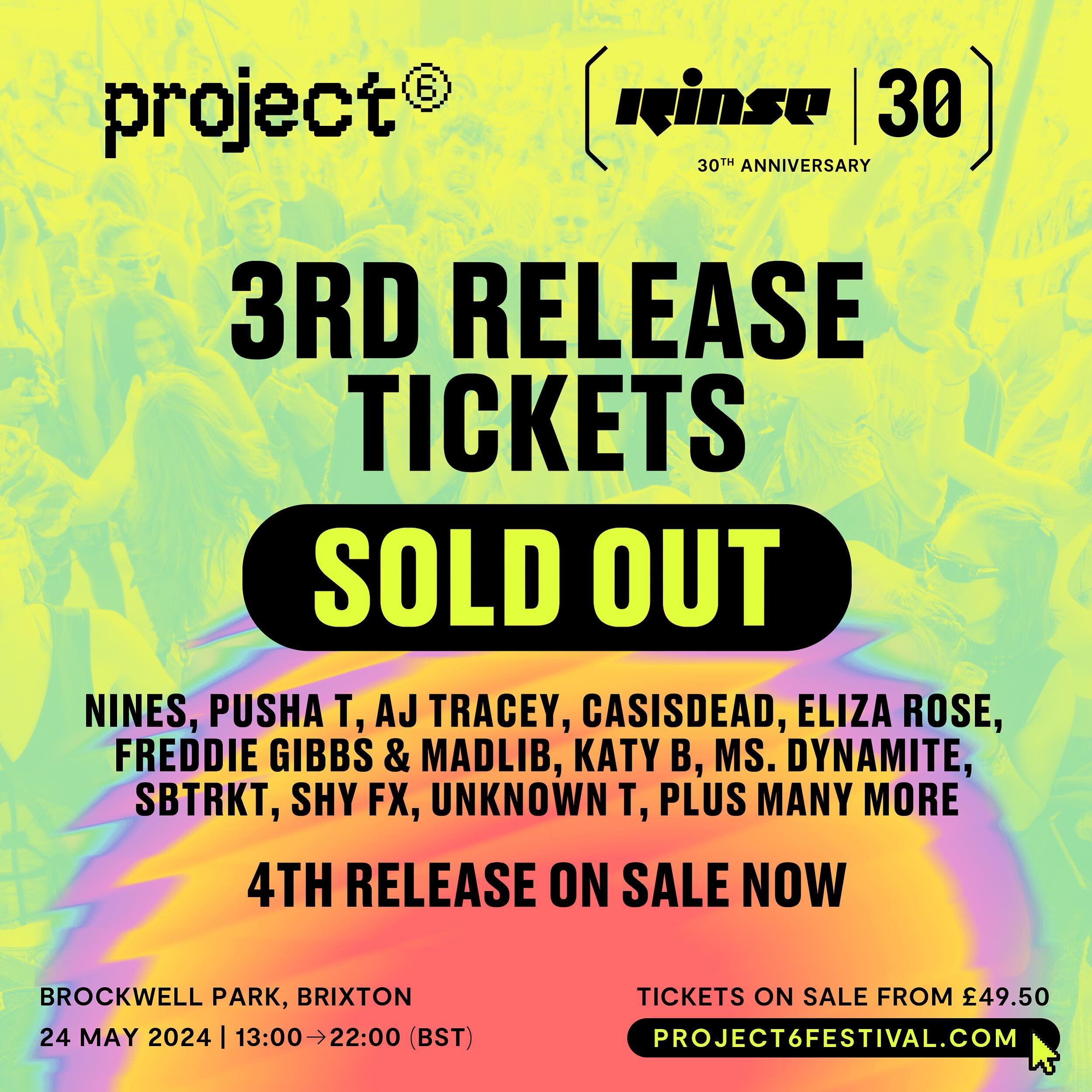 YESTERDAY&rsquo;S PRICE IS NOT TODAY&rsquo;S PRICE‼️ 

Don&rsquo;t say we didn&rsquo;t warn you! Tier 3 tickets are now sold out; left in the dust 🏜️

Tier 4 tickets are now available from &pound;49.50 so get &lsquo;em whilst they&rsquo;re hot 🎫🔥